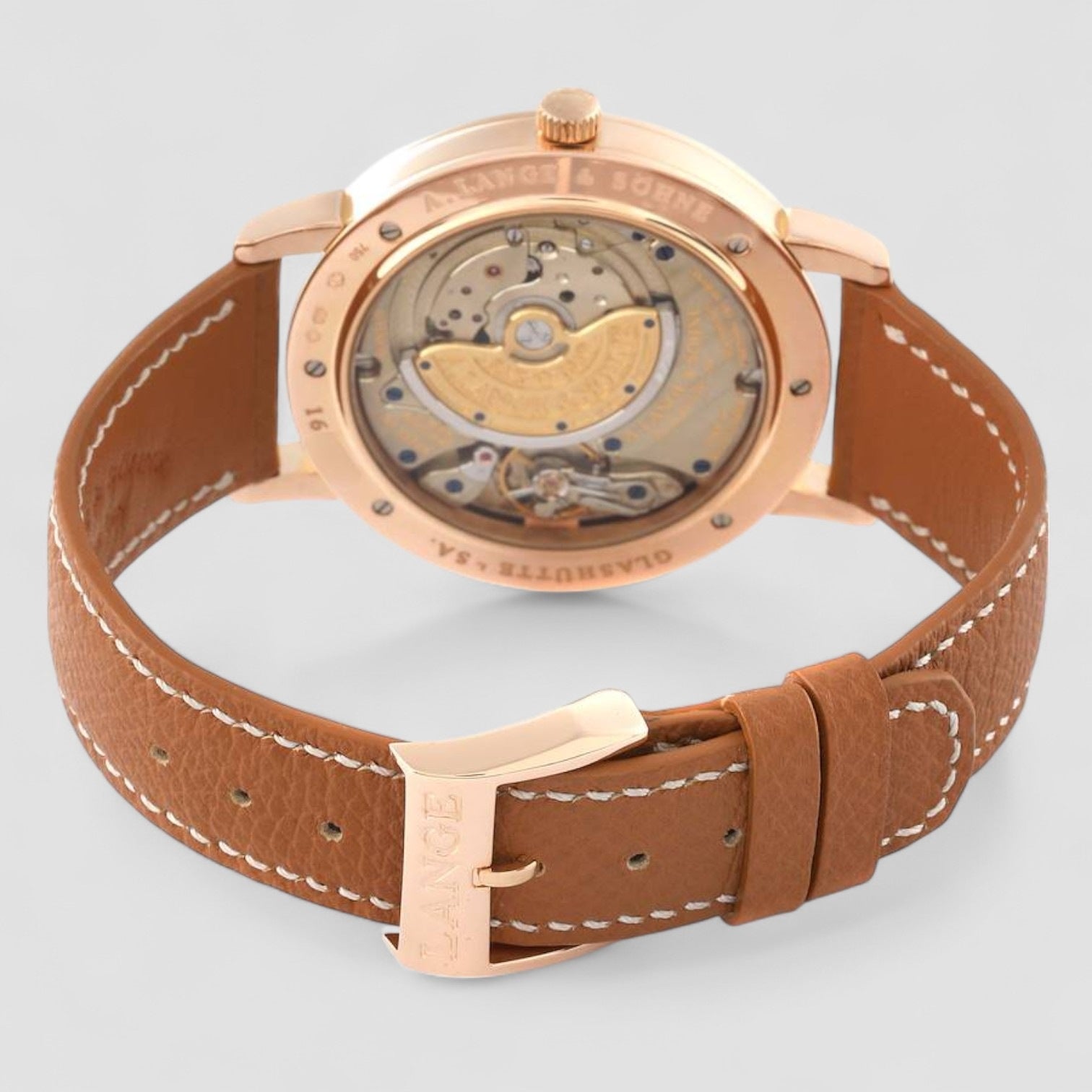 Grand Saxonia Rose Gold Mens Watch