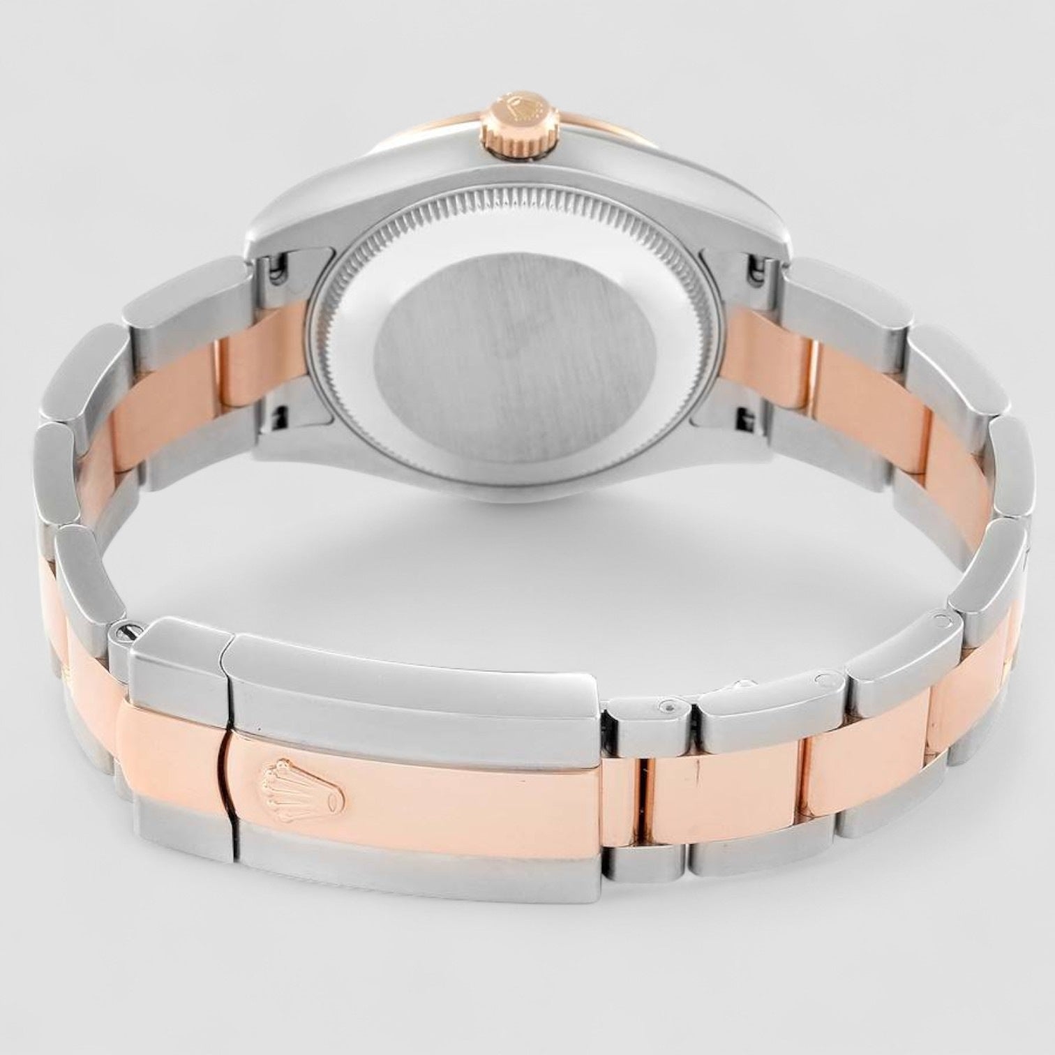 Datejust 31 Midsize Steel Rose Gold Diamond Ladies Watch