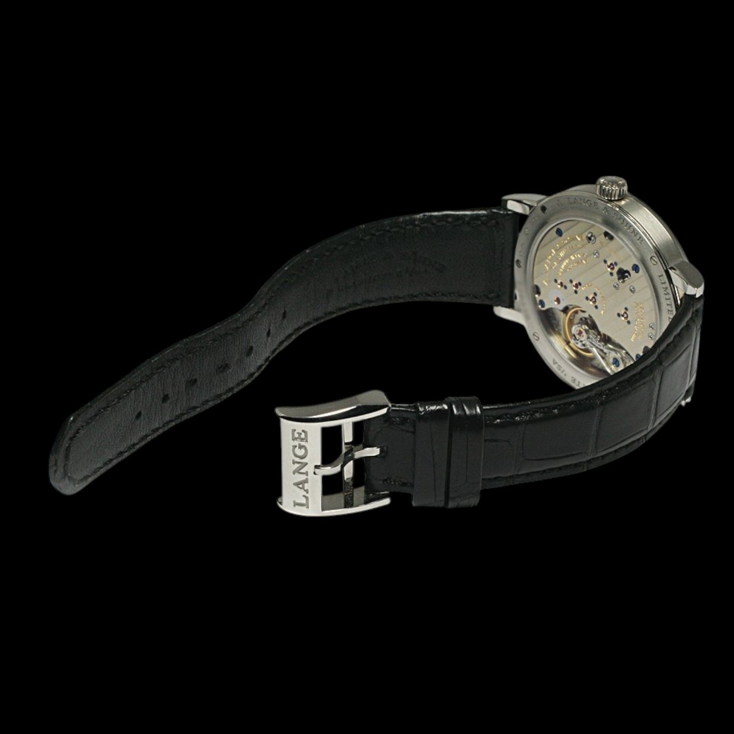 200th Anniversary F.A Lange 236.049 1815 Platinum Black Dial