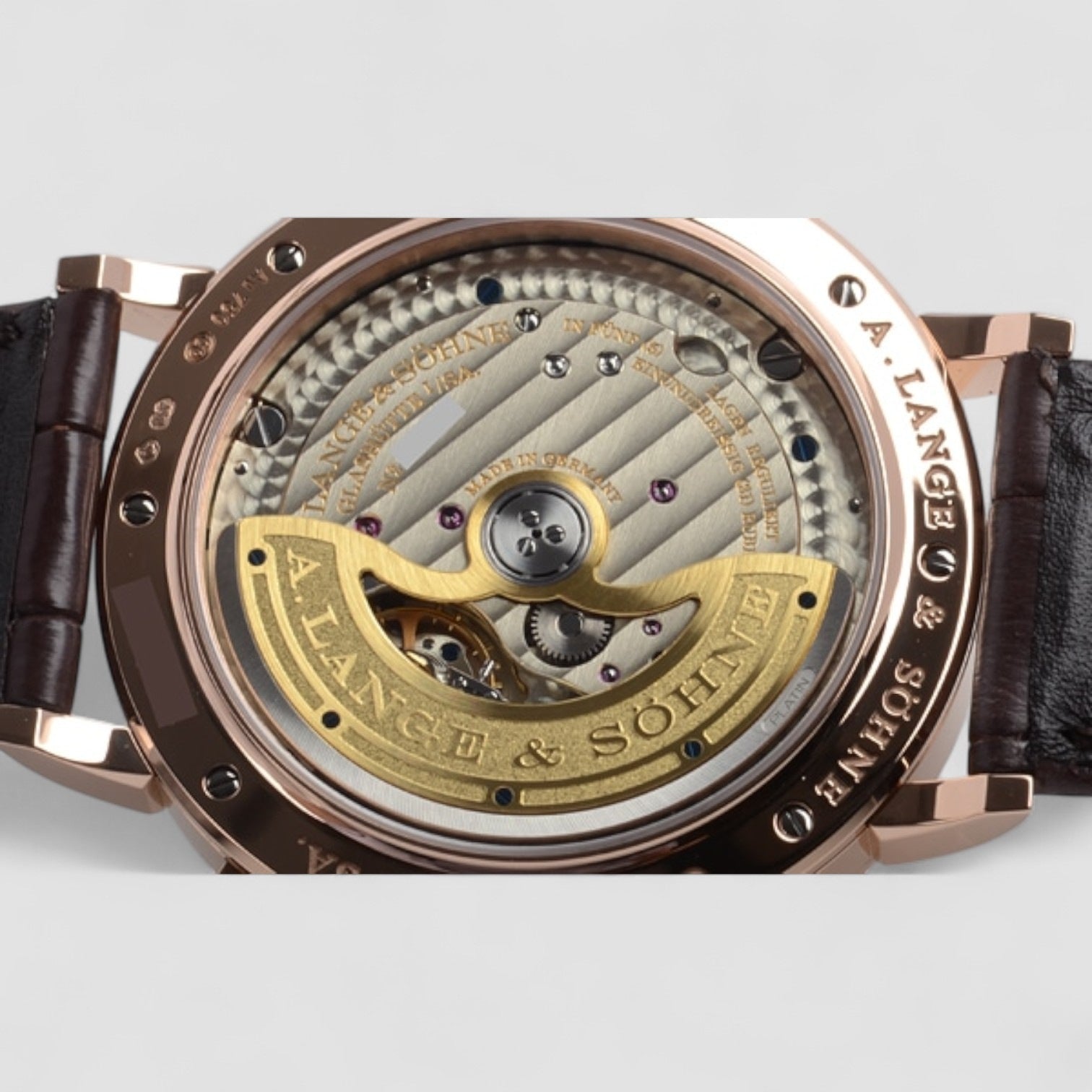 Saxonia Dual Time 18K Rose Gold