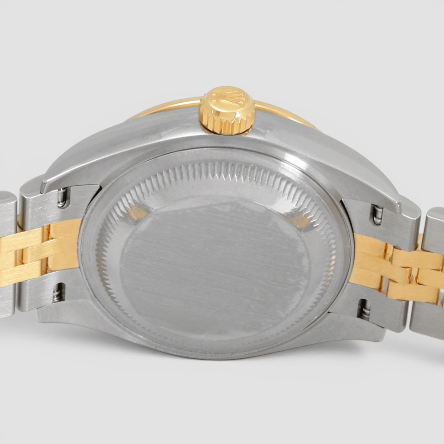 Lady-Datejust 28mm Steel & Yellow Gold Diamond Silver Dial