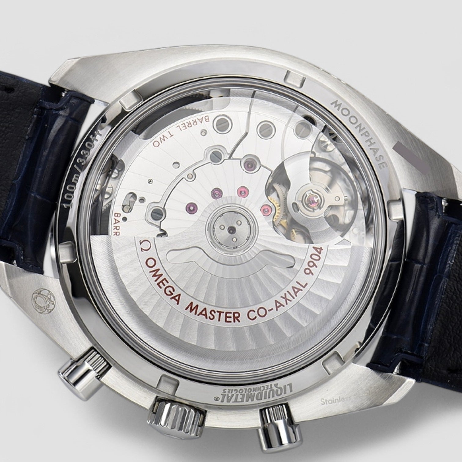 Speedmaster Automatic Moon Blue Dial Description