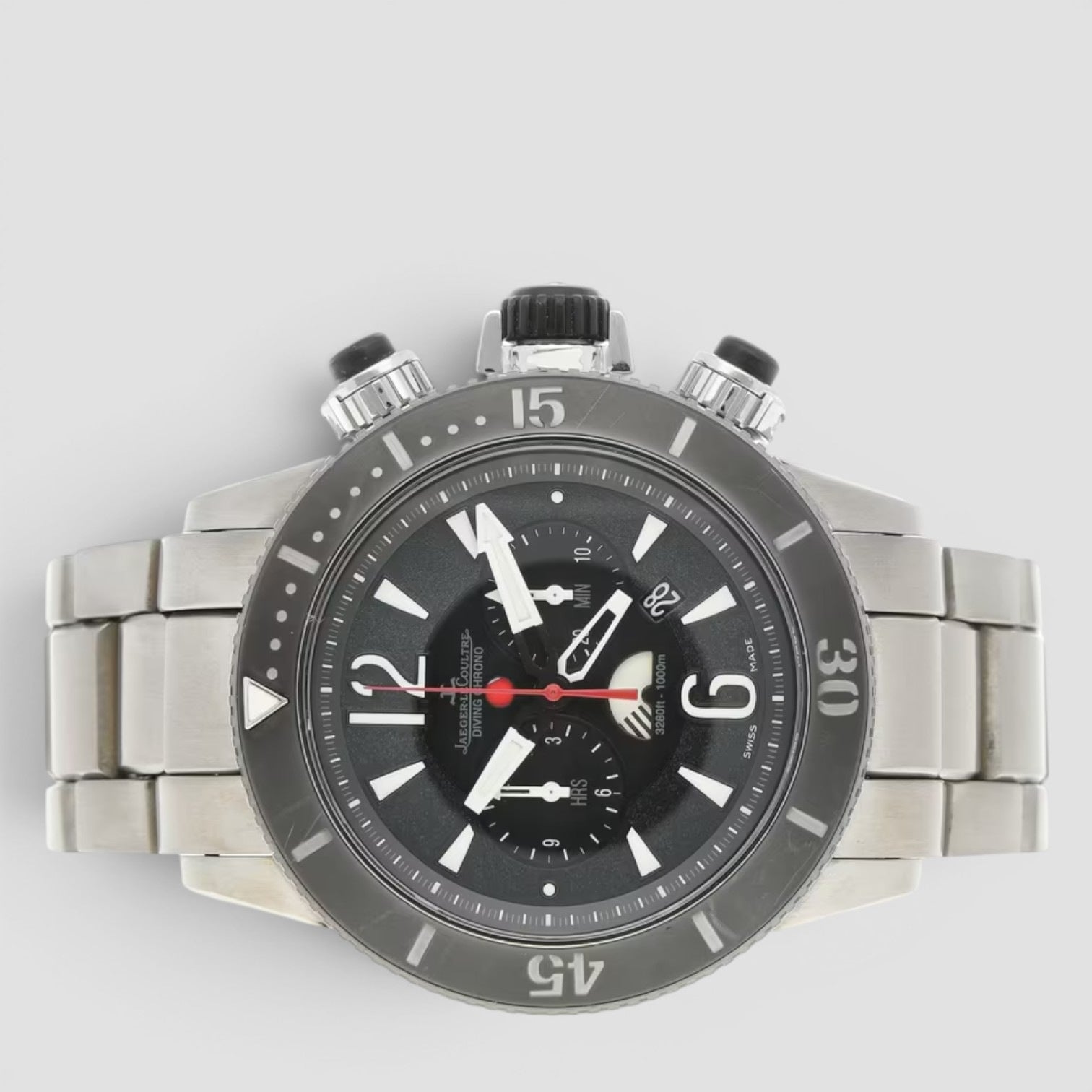 Master Compressor Black 46mm Rubber Automatic Chronograph