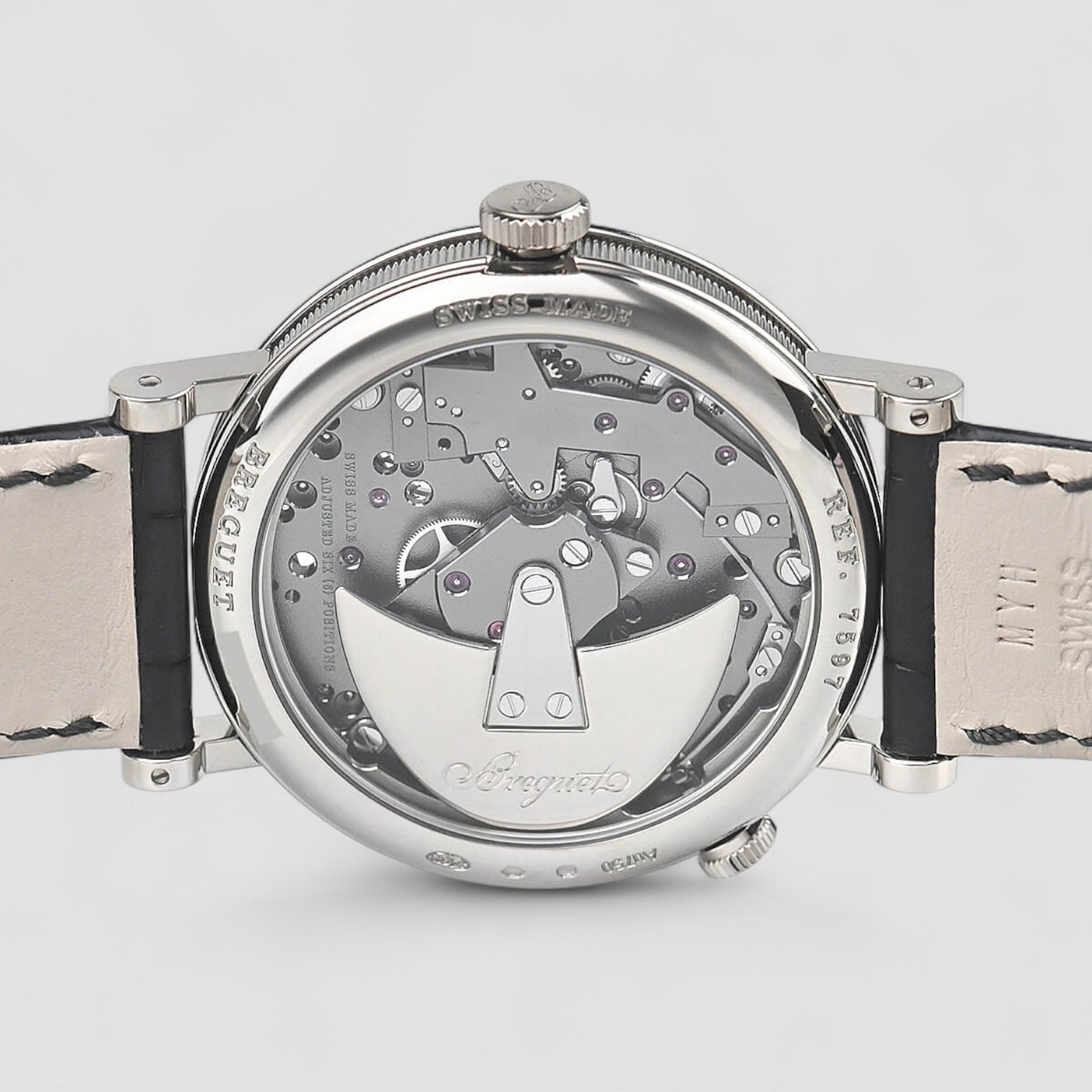 La Tradition 7957 Quantieme Retrograde 18k White Gold Full Set