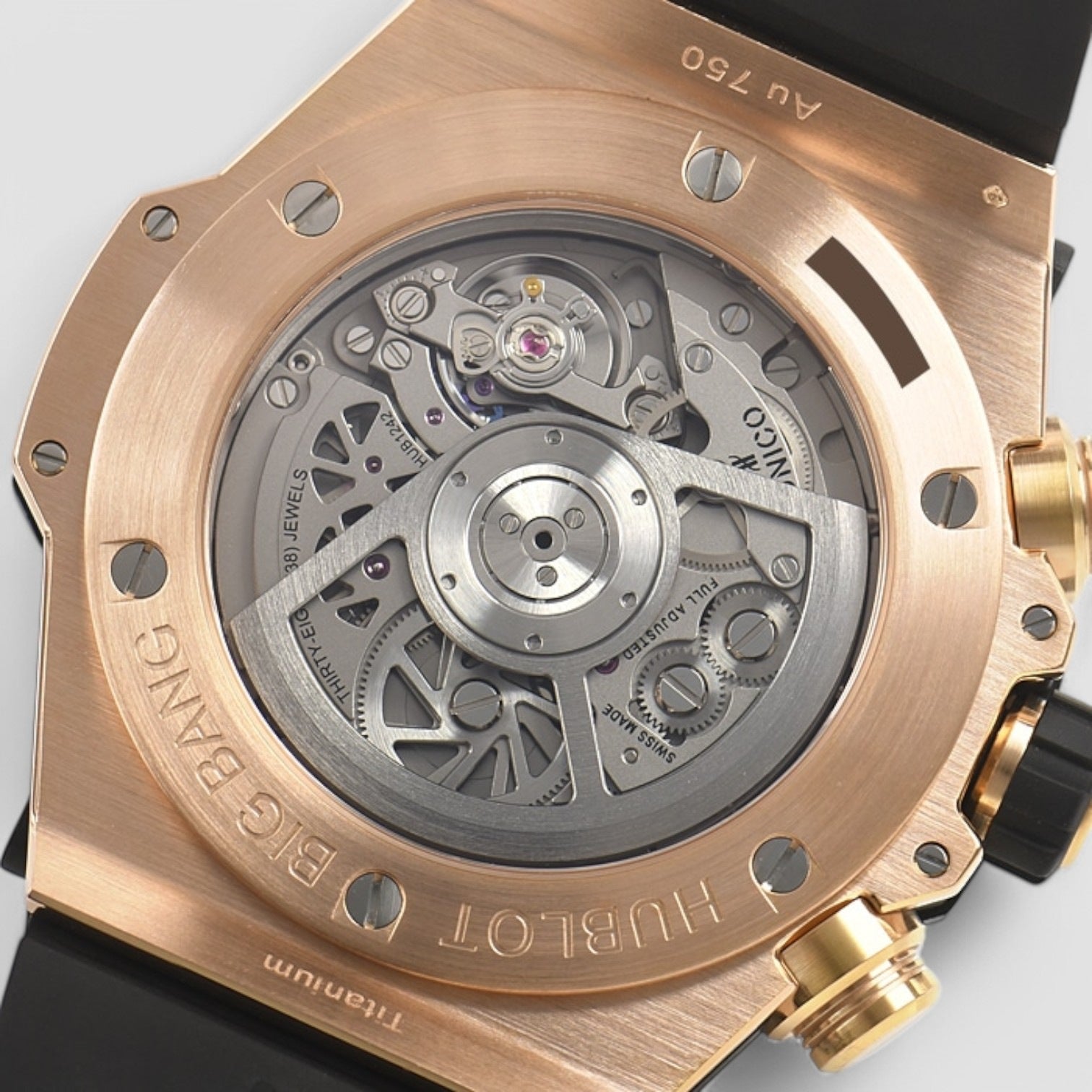 Big Bang Unico King Gold Ceramic Skeletal Dial Men's Watch