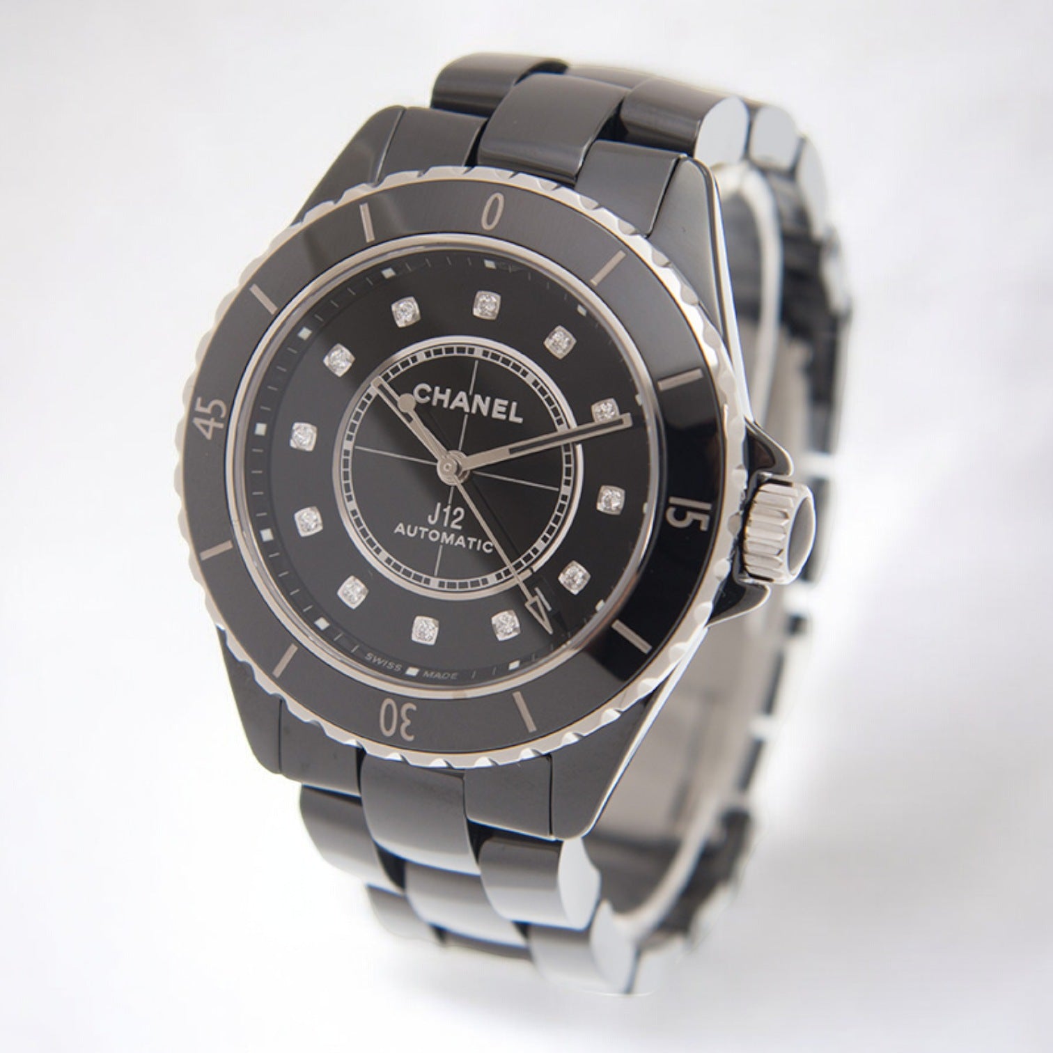 J12 Montre Calibre 12.1 Montre unisexe Céramique