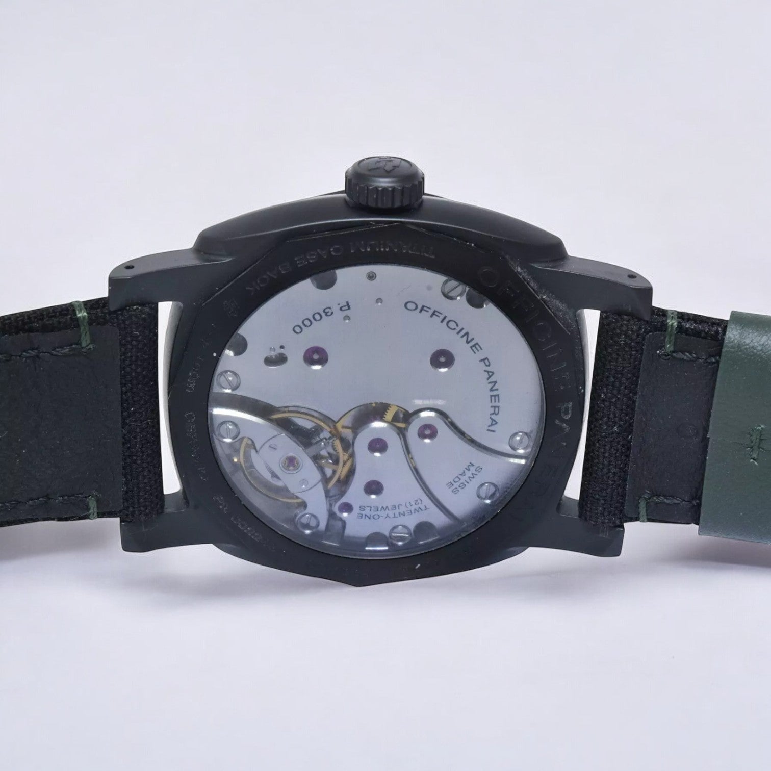 Radiomir 48MM Hand Wind Military Green Dial
