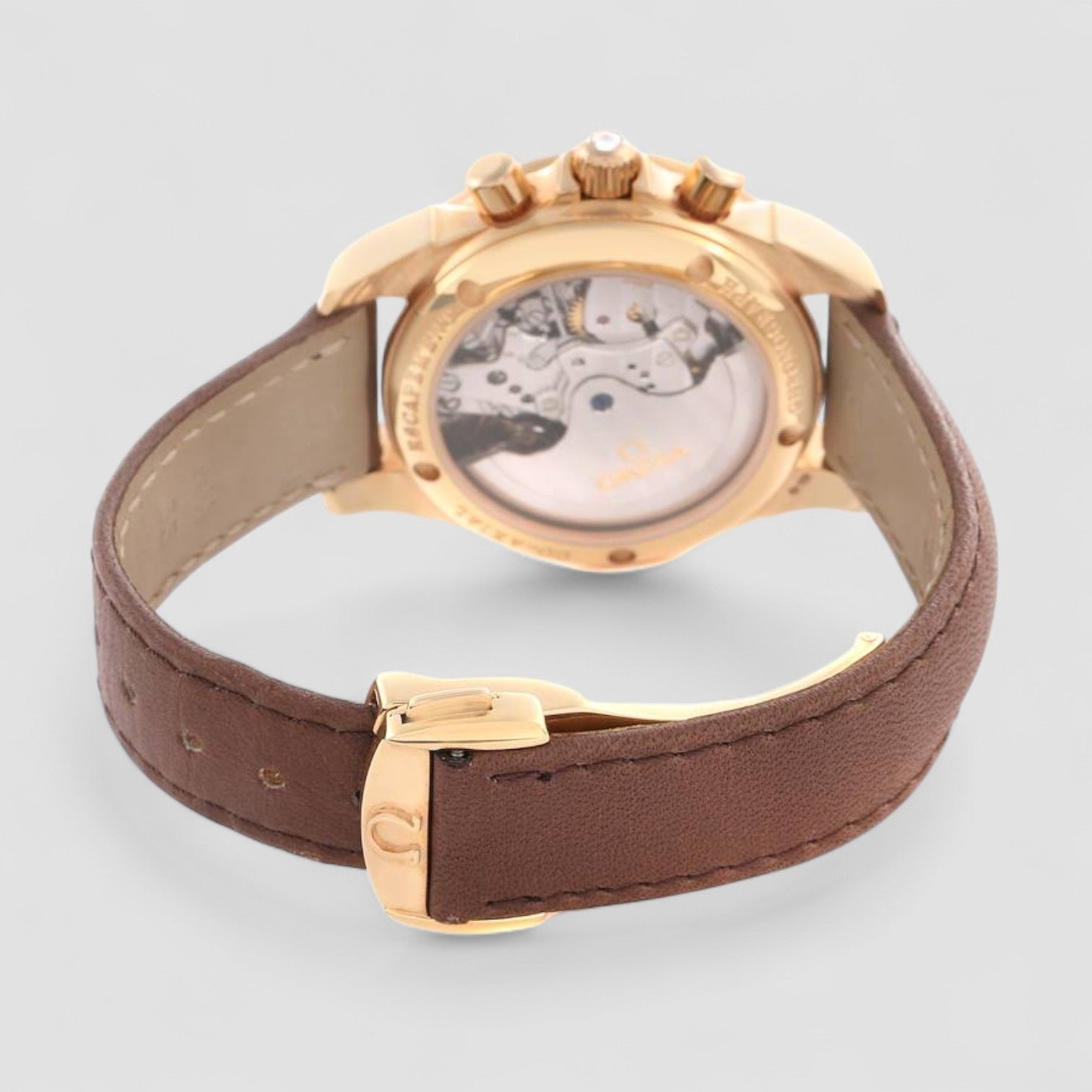 DeVille CoAxial Rose Gold Diamond Ladies Watch