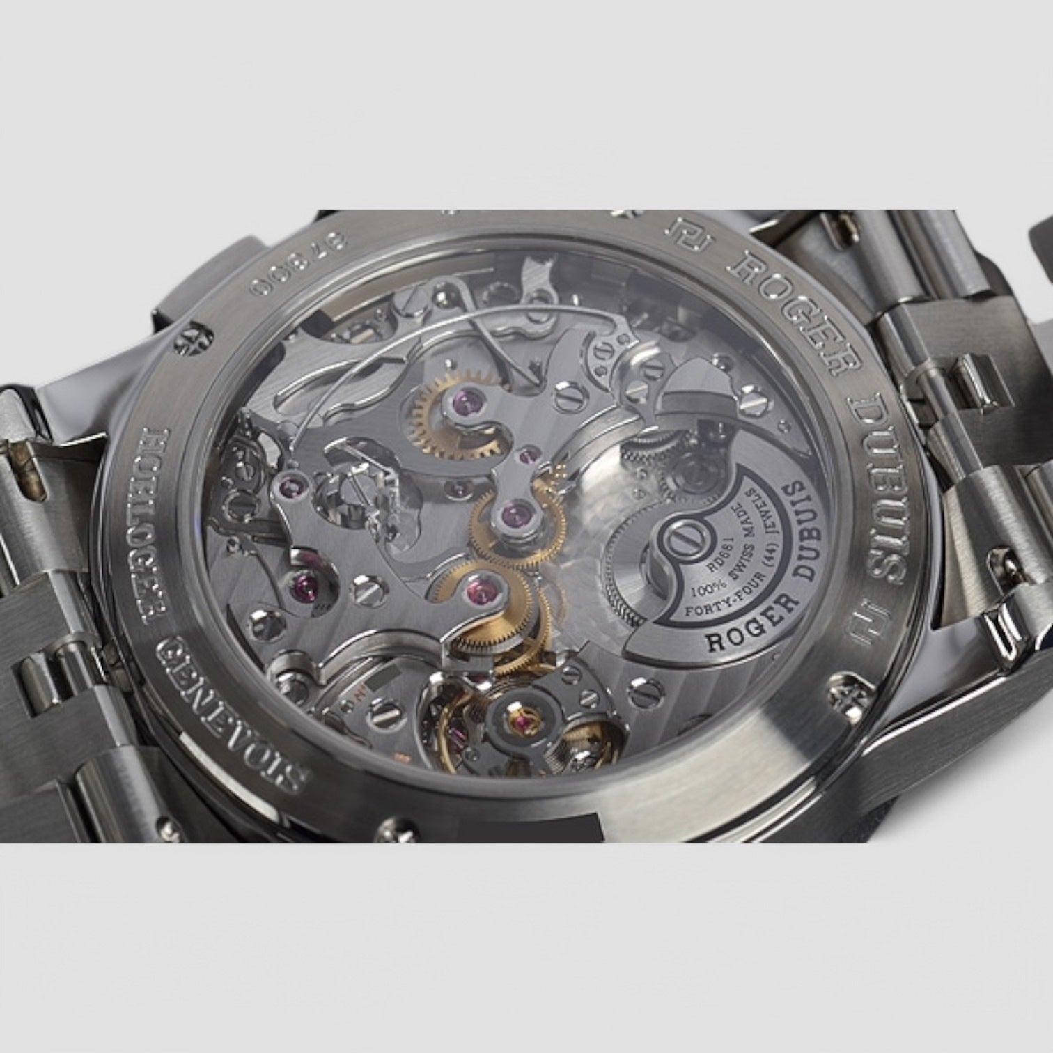 Excalibur 42 Steel / Silvered / Roman / Bracelet