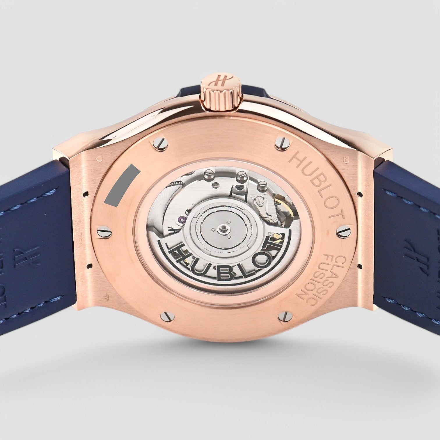 Classic Fusion Blue Sunray Dial 18kt King Gold Automatic Men's Watch