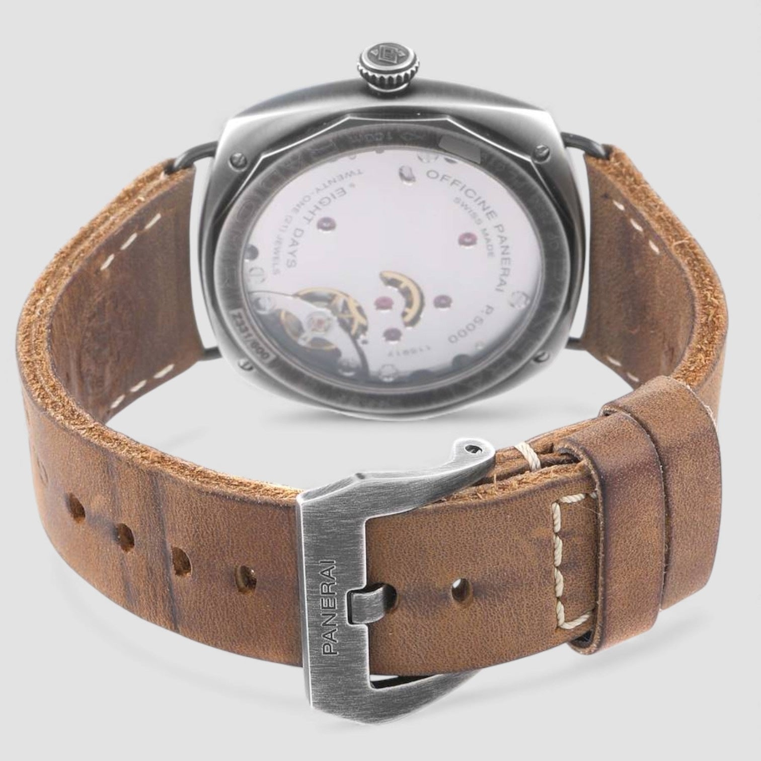 Radiomir California Green Dial Steel Mens Watch