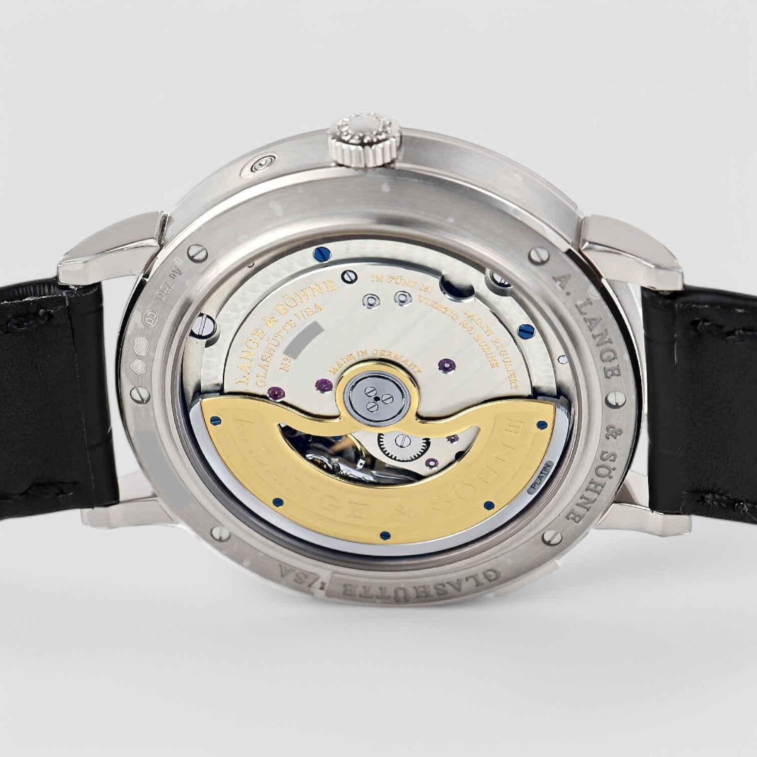 Saxonia Moon Phase Automatik 18K White Gold / Silver Dia