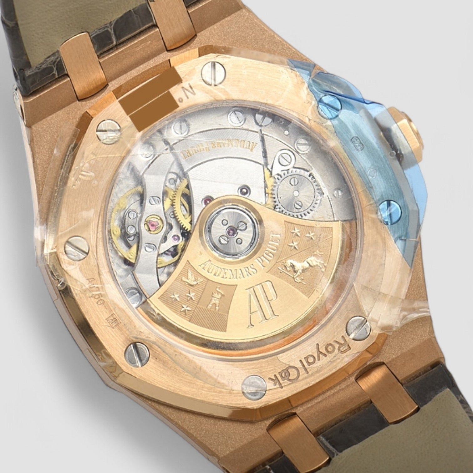 Royal Oak Selfwinding Rose Gold Slate Index Diamond Set 37mm