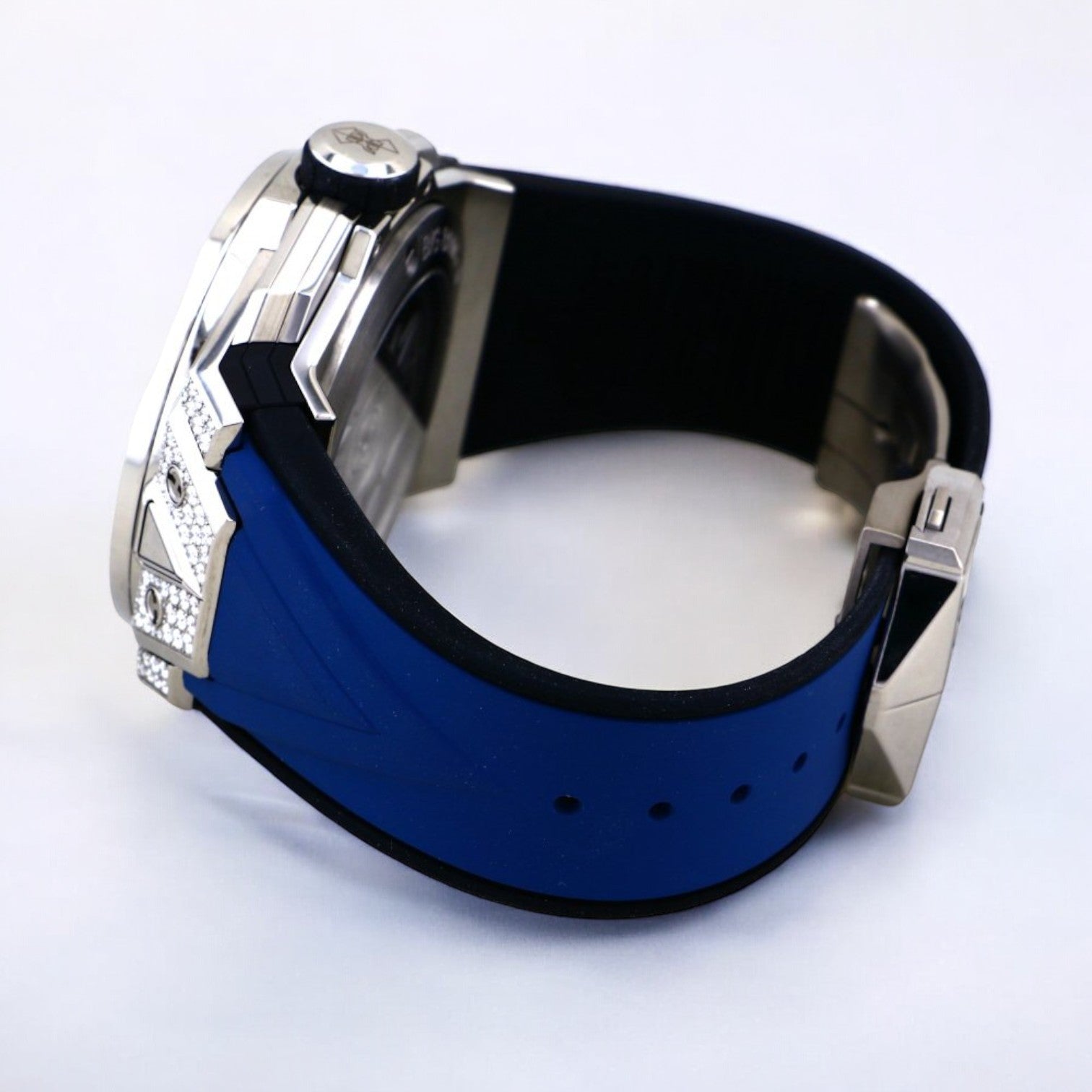 Big Bang Sang Bleu II Titanium Blue Pavé