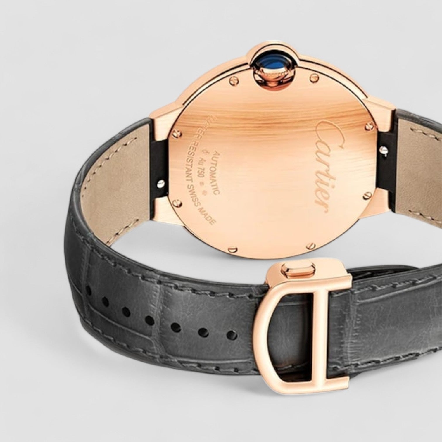 Ballon Bleu de Automatic Dark Gray Dial Men's Watch