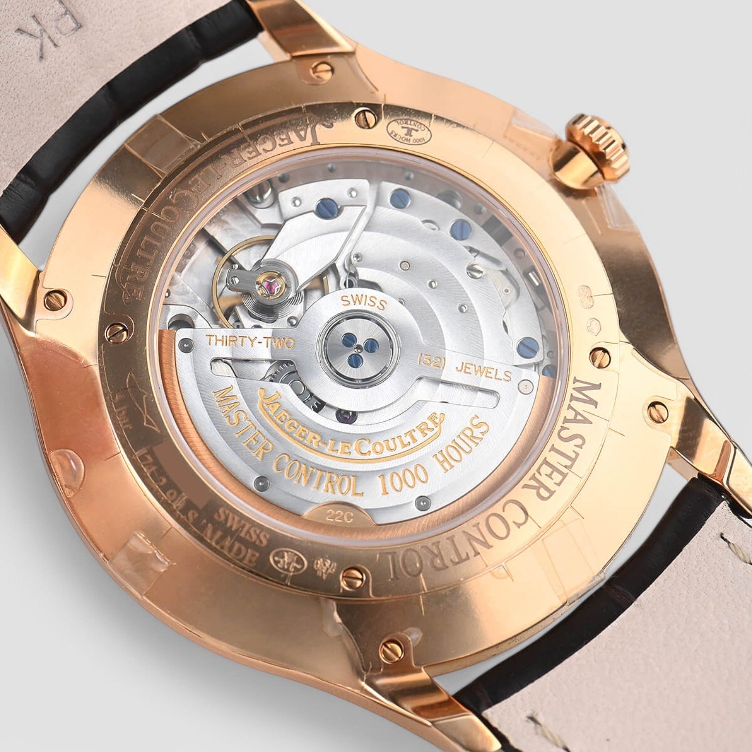 Master Grande Ultra Thin Silver Dial Diamond Bezel RG