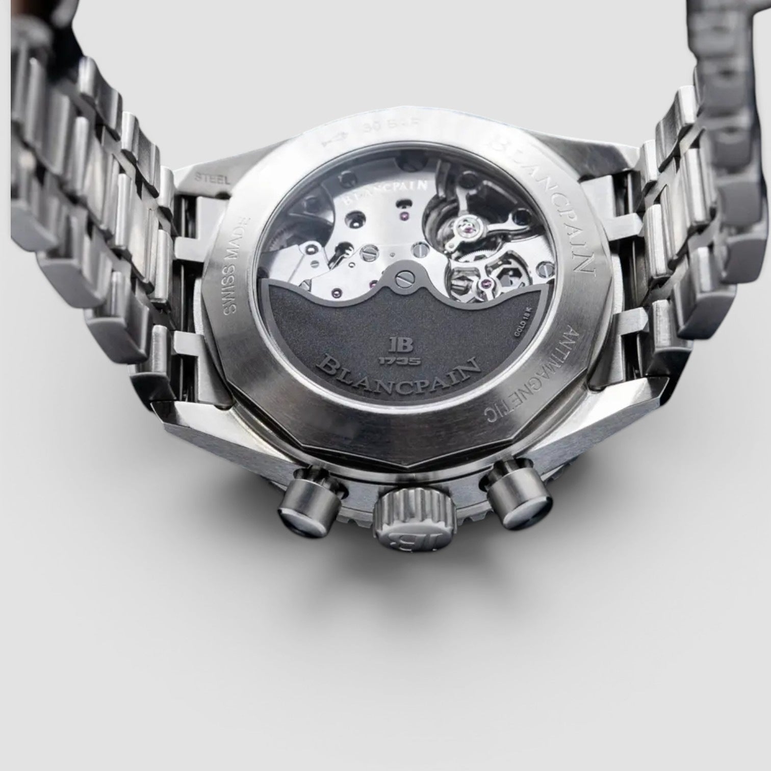Fifty Fathoms Bathyscaphe Chronographe Flyback 43mm Steel Grey Dial