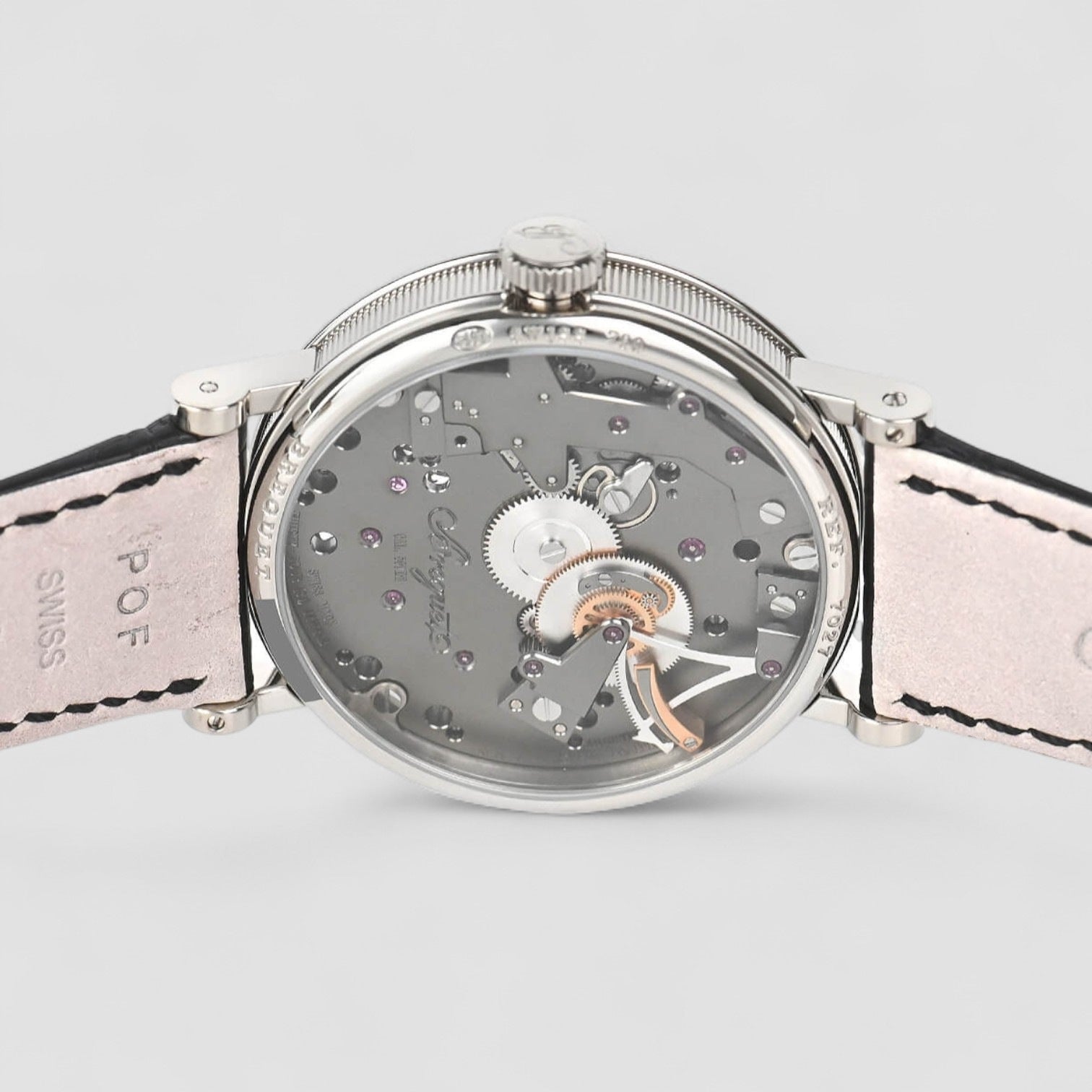 La Tradition 18K White Gold / Black Dial Description