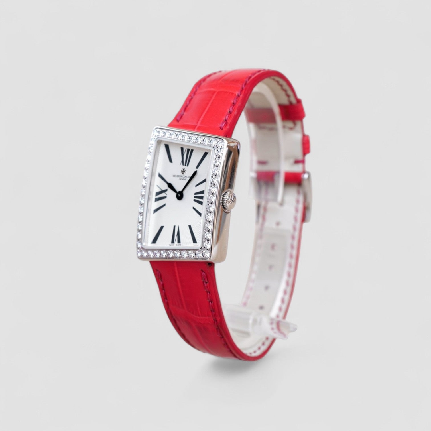 1972 Asymmetric Small White Gold Ladies