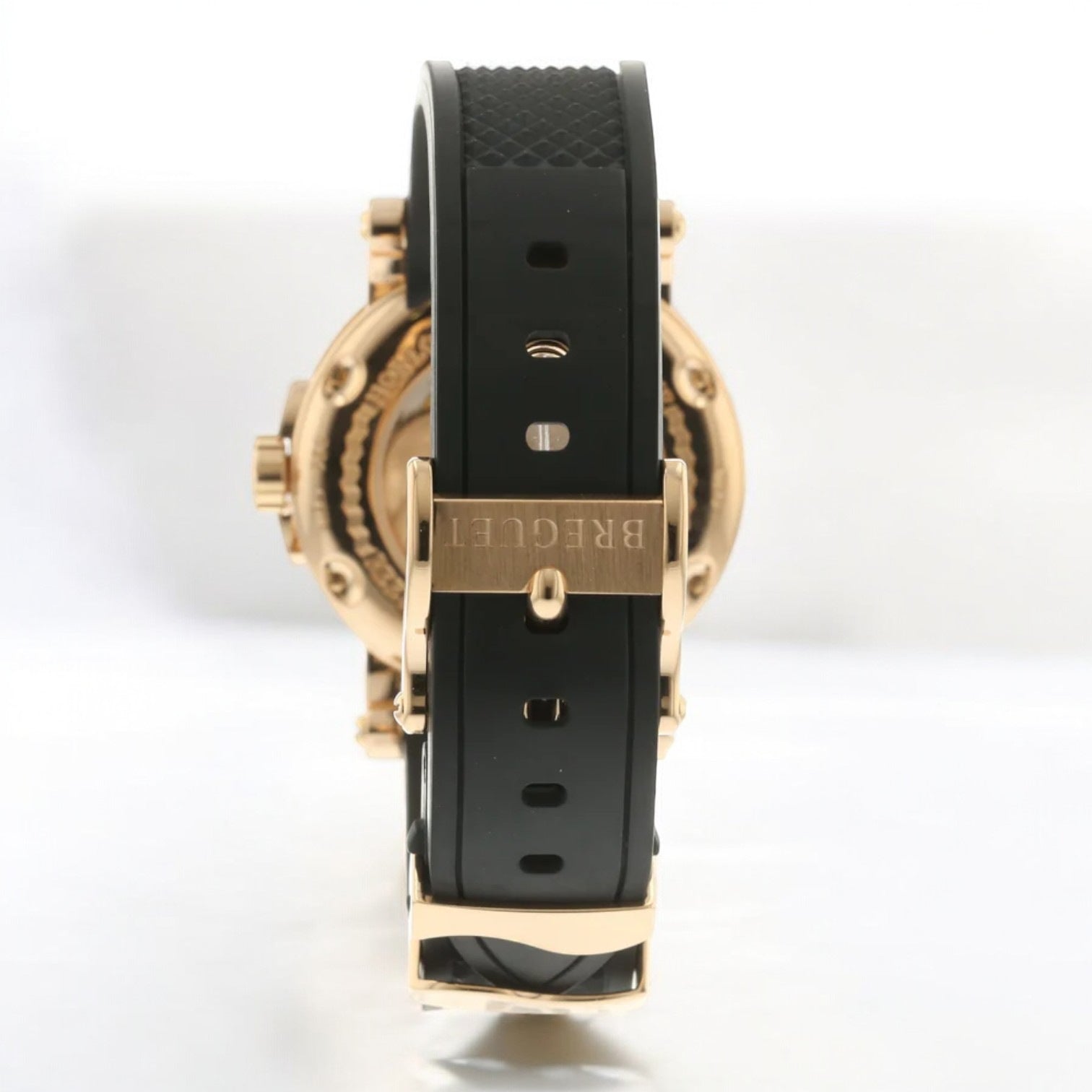 Marine Automatic Big Date 18K Rose Gold / Rubber