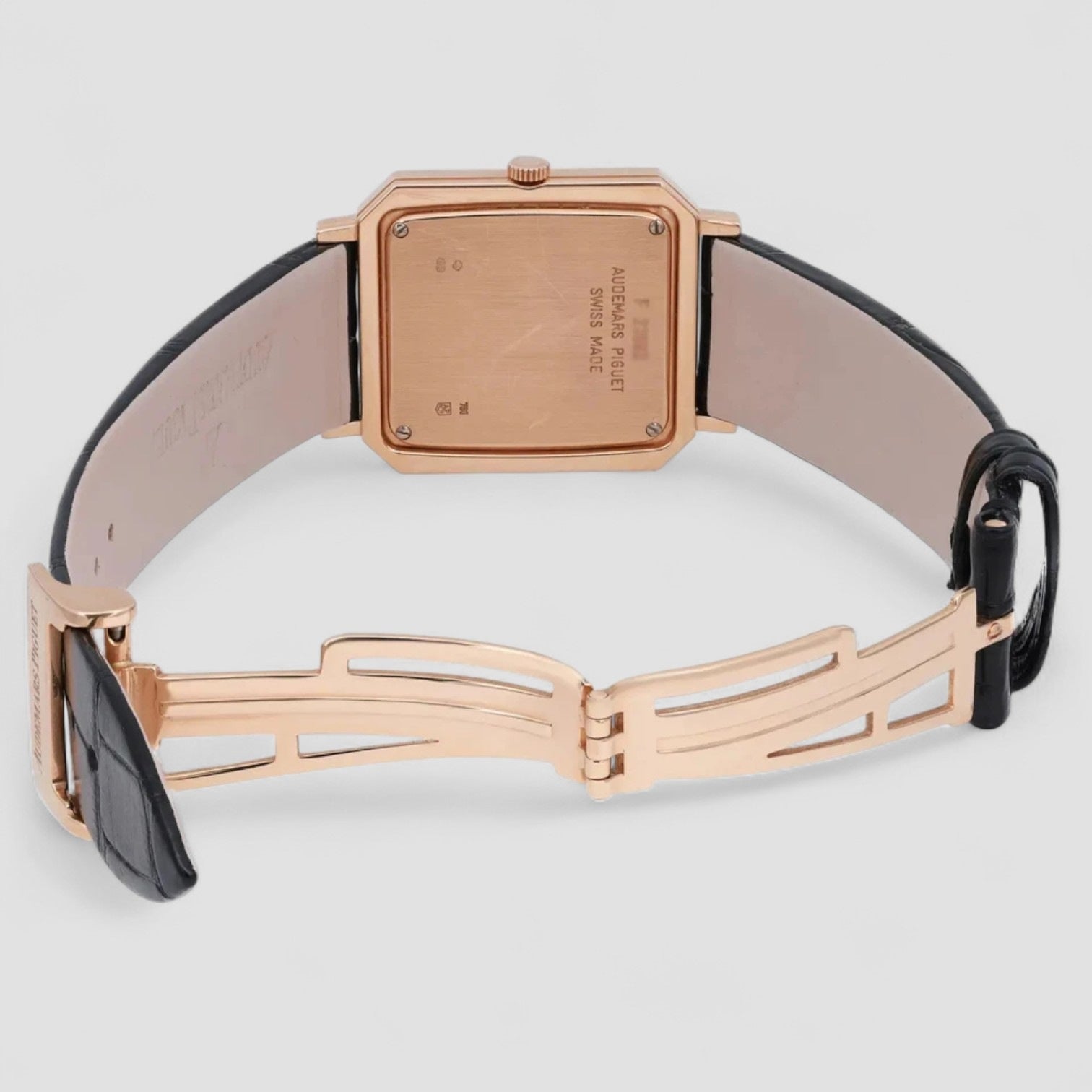 Rose Gold Diamonds Cream Dial Watch 29MM