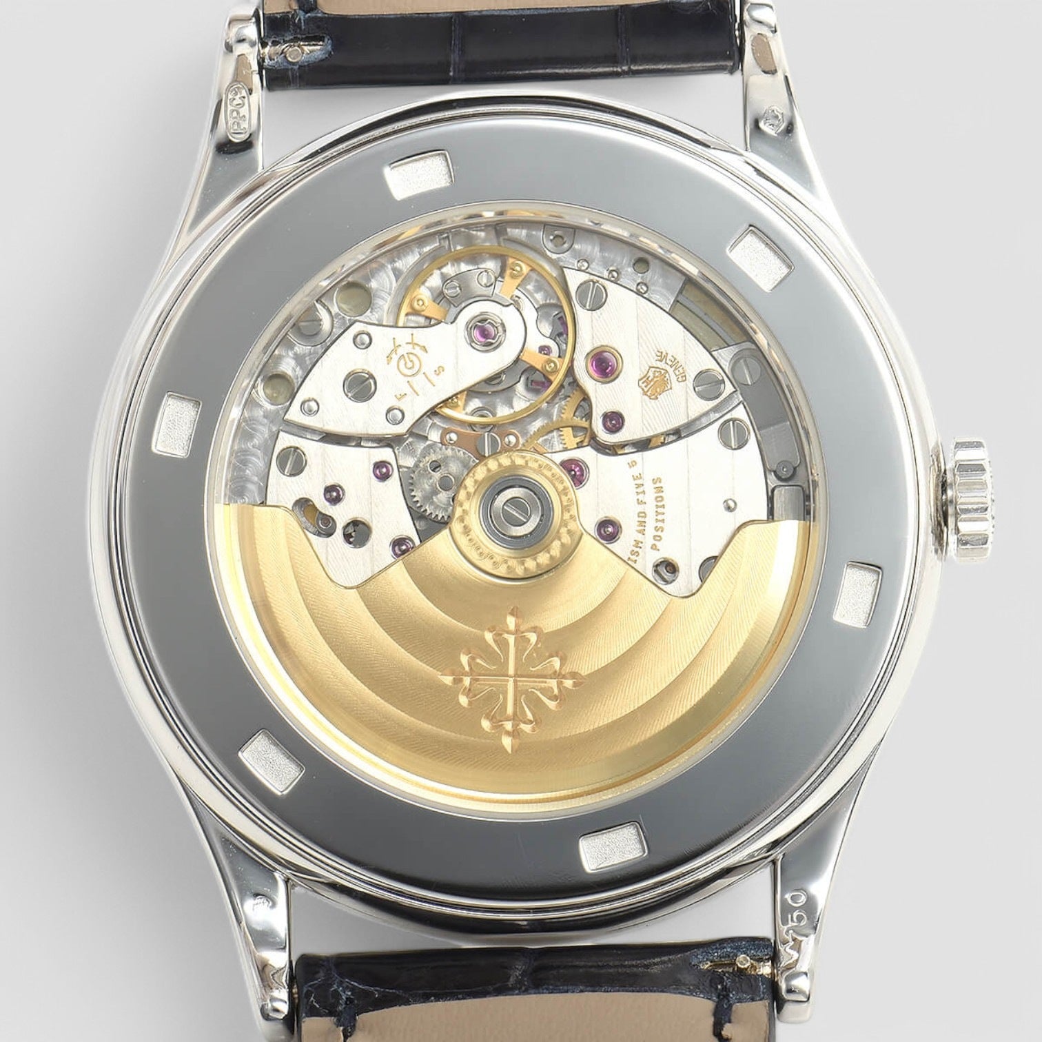 Calatrava 5296G 18K White Gold Sector Dial