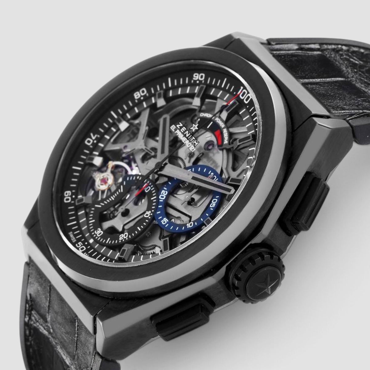 Defy El Primero 21 Ceramic Skeleton Chronograph