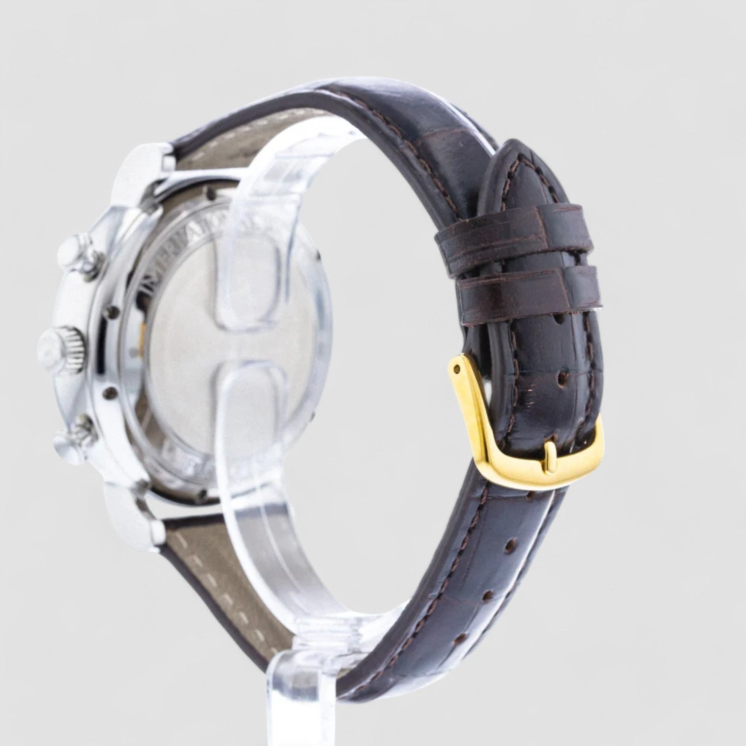 Portofino Chronograph SS Silver Dial Tang Buckle