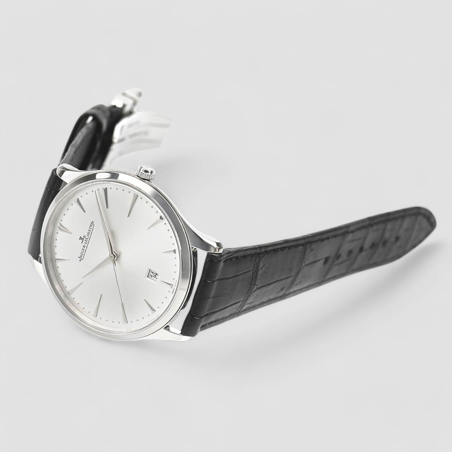 Master Ultra Thin Date Silver Dial Men's Watch