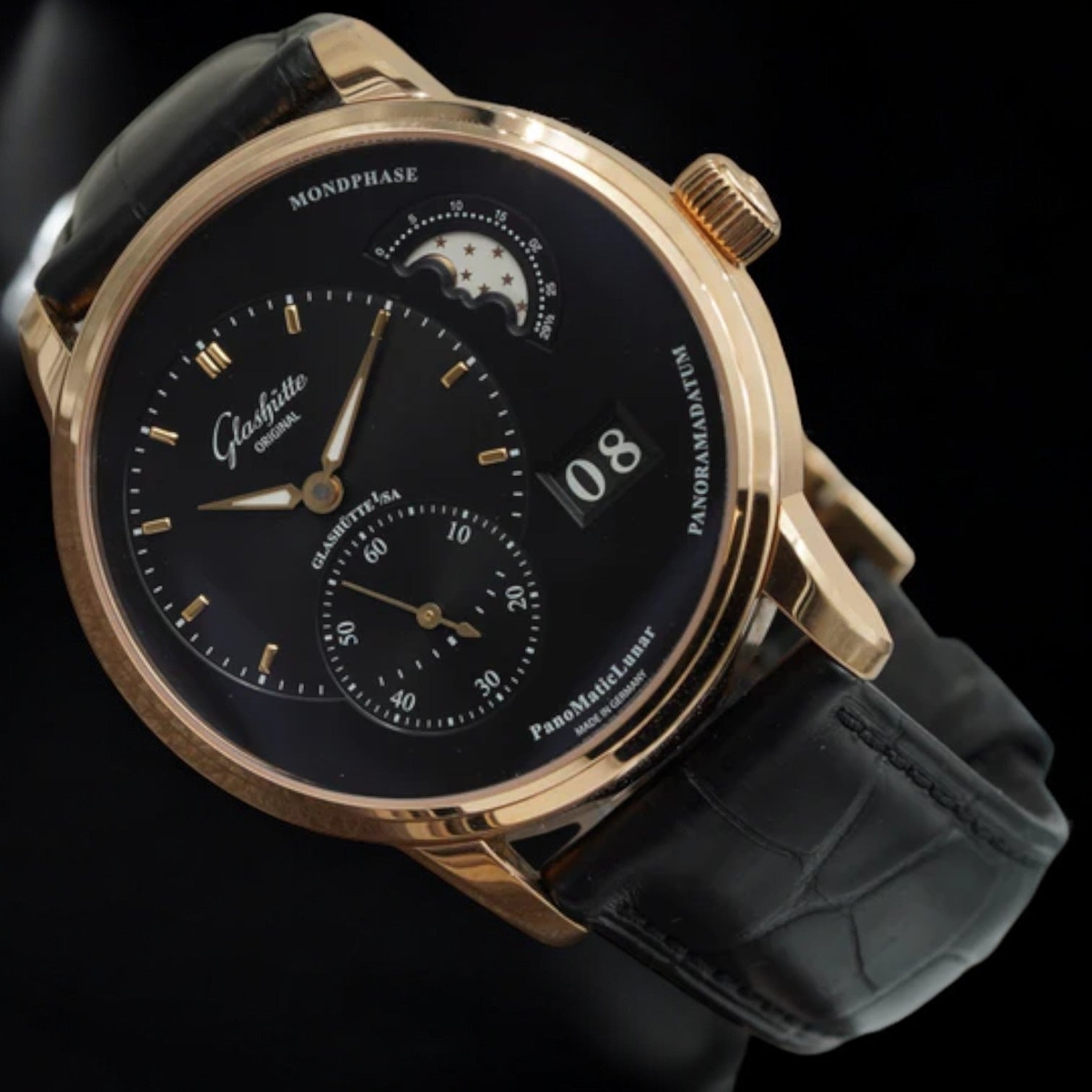 Panomaticlunar 40mm Red Gold