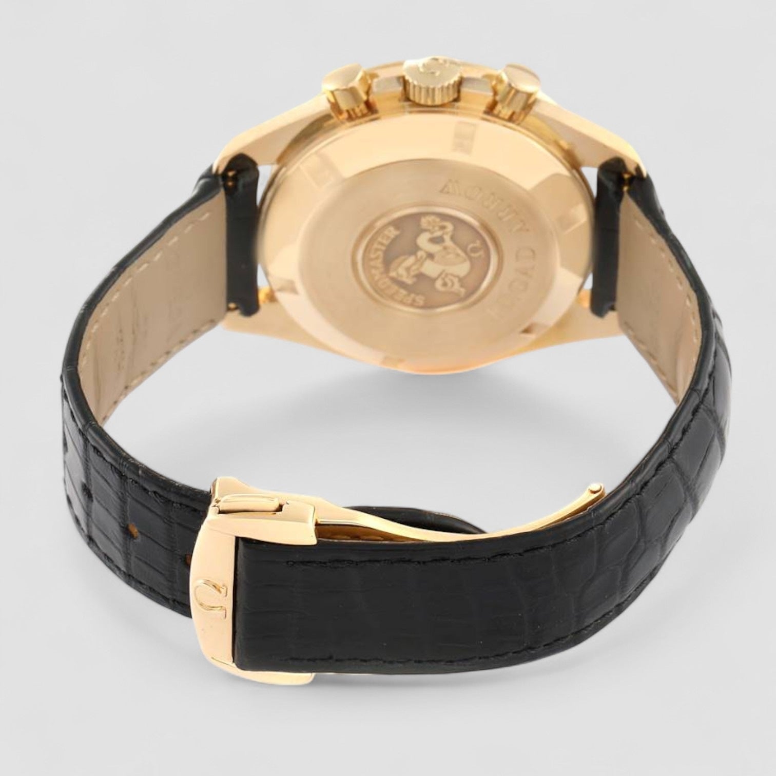 Speedmaster Broad Arrow Yellow Gold Mens Watch