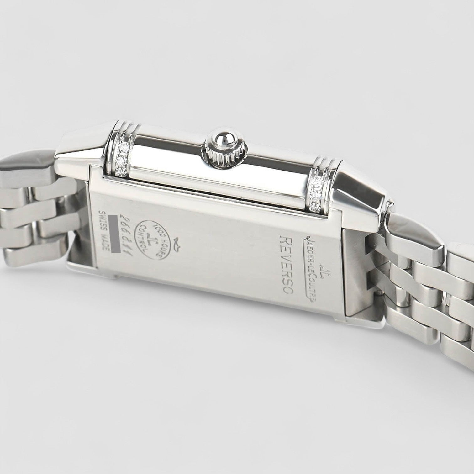 Reverso Duetto Stainless Steel Diamonds