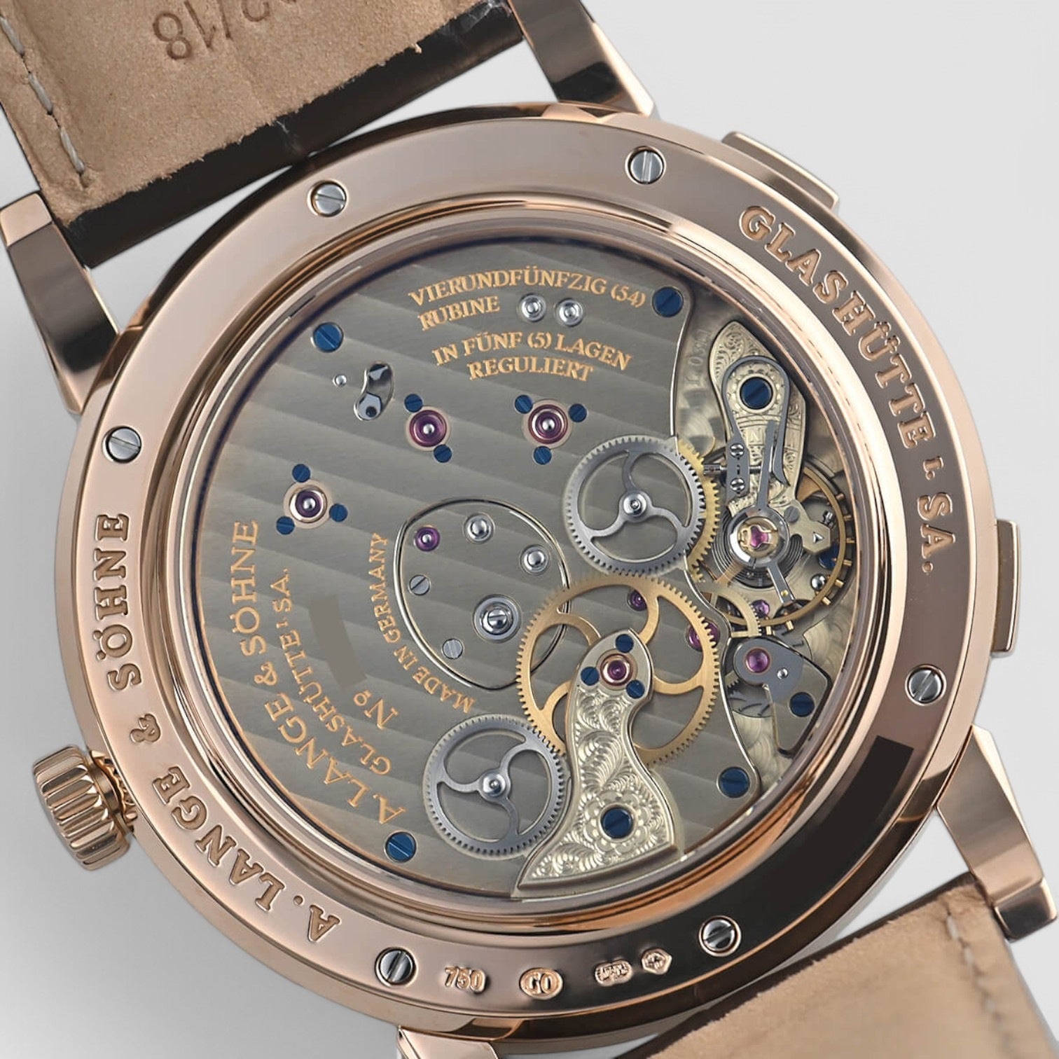 Lange 1 Time Zone 18K Rose Gold