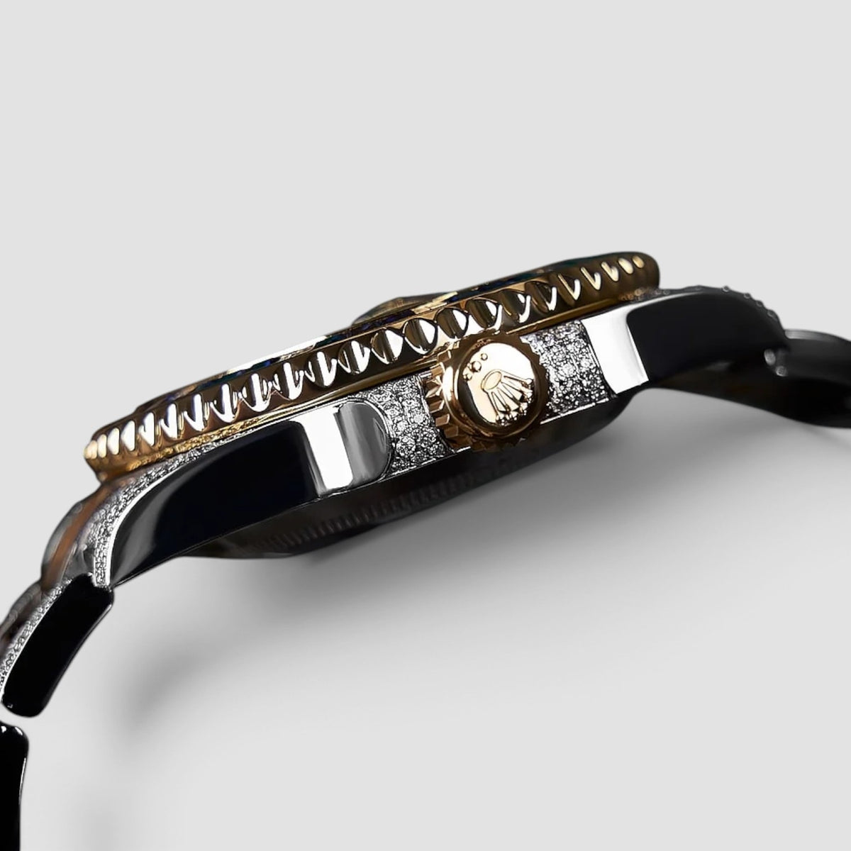 Submariner Date 41 Bluesy Custom Diamond-Set Bezel