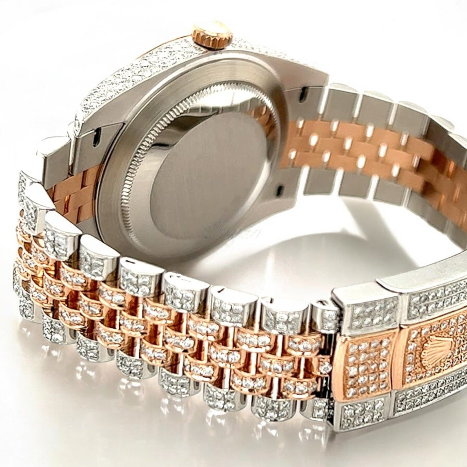 Datejust 41 – Jubilee – “Wimbledon” Dial – Custom Diamond-Set - Iced Out