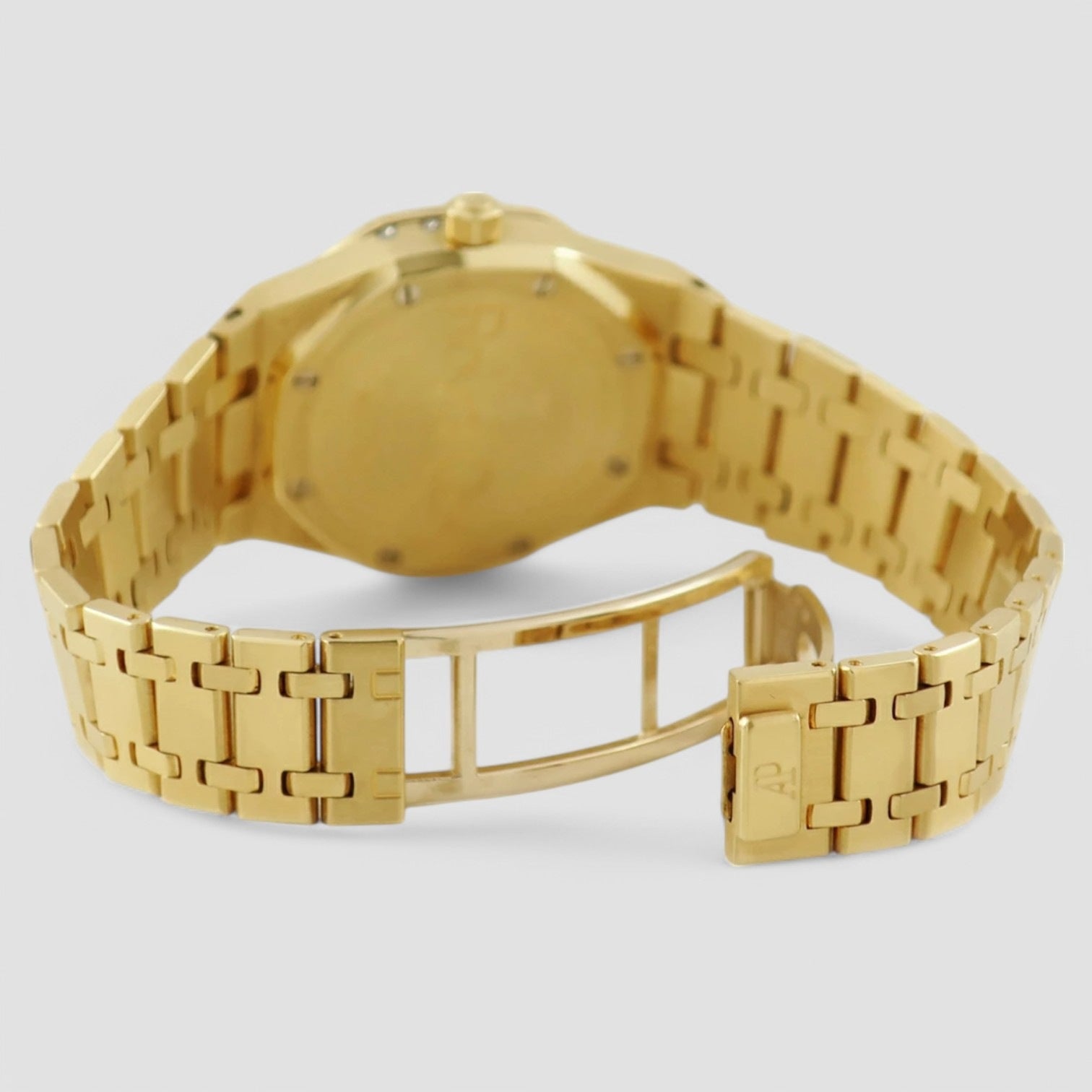 Royal Oak Annual Calendar Blue Dial 18K Yellow Gold
