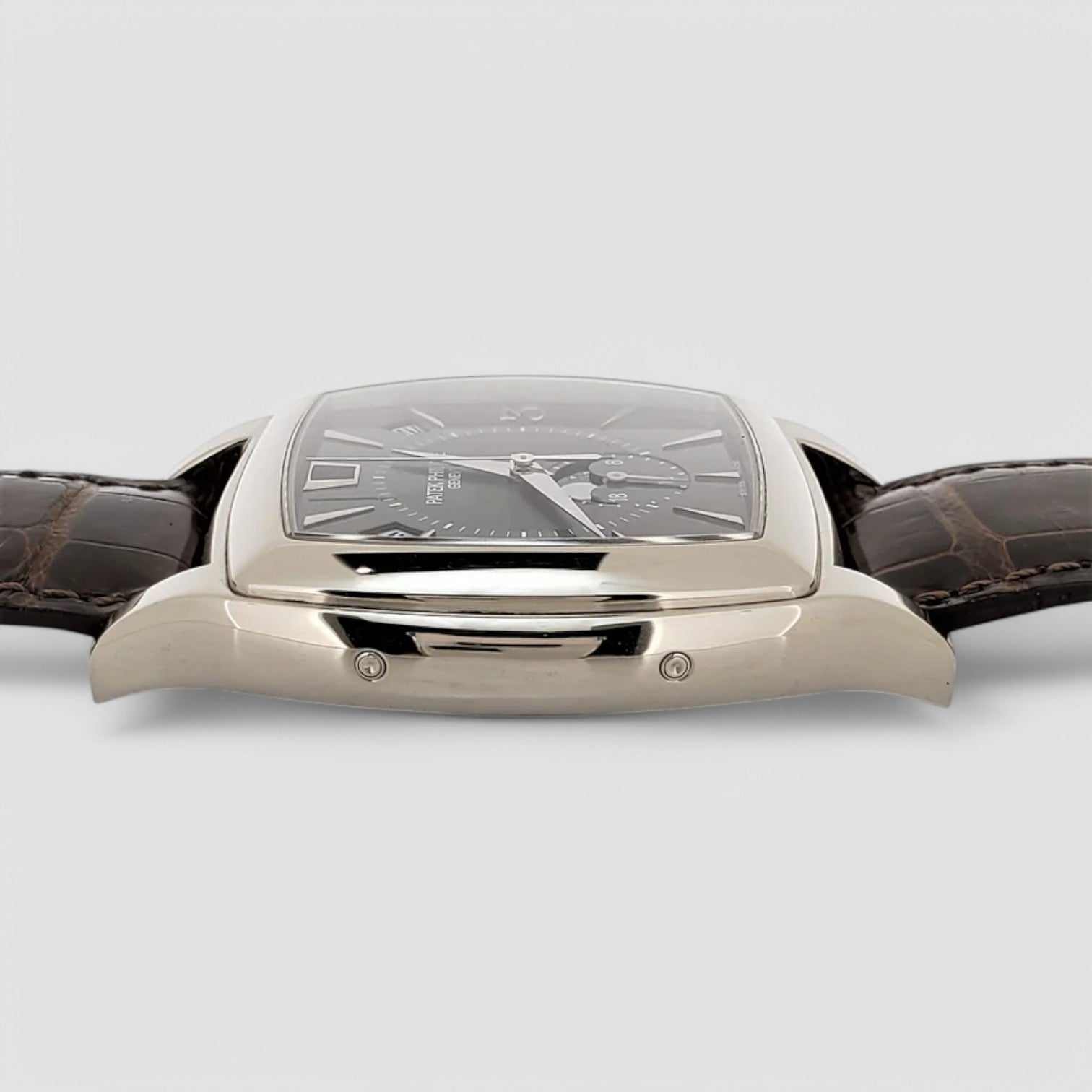 Gondolo Calendario 5135G 18K White Gold Grey Dial