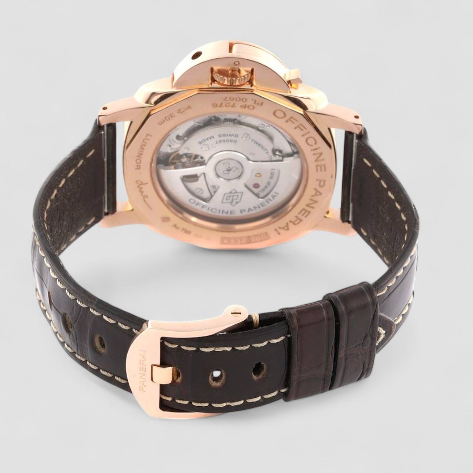Luminor Due Rose Gold Ivory Dial Mens Watch