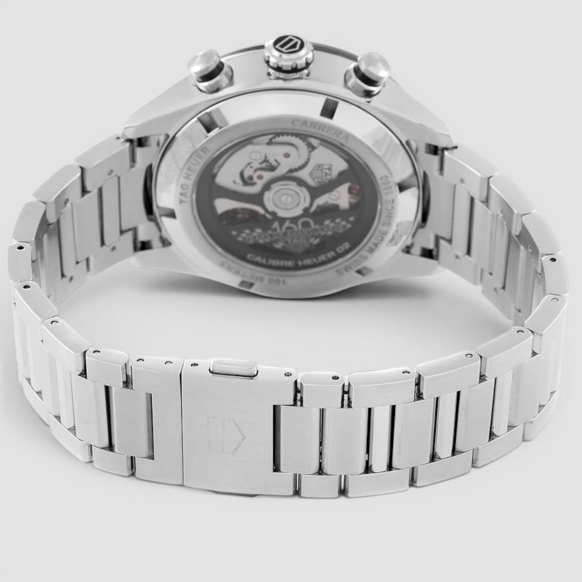 Carrera Calibre 02 Chronograph 44mm Silver Dial