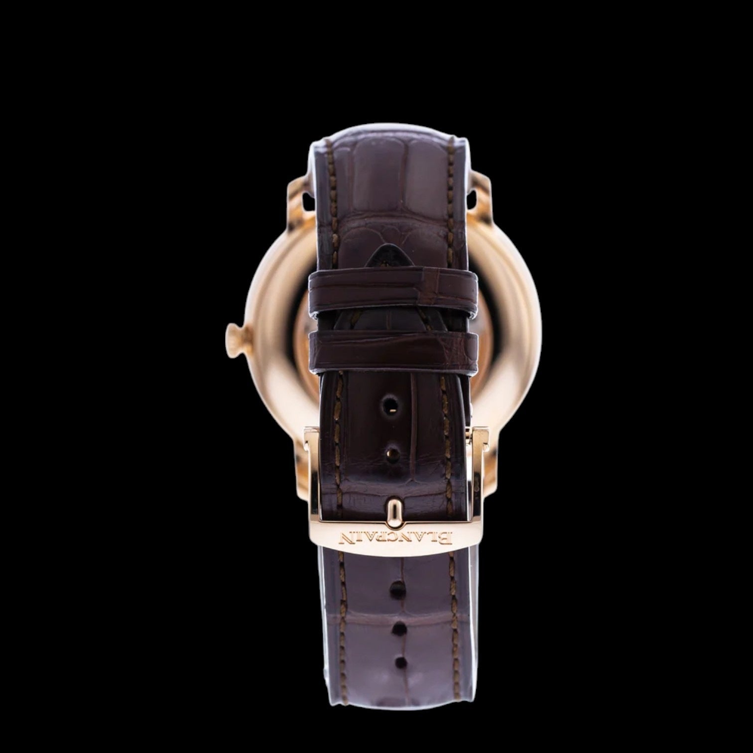 Villeret Ultra Slim Date 30 Seconds Retrograde Mens Watch