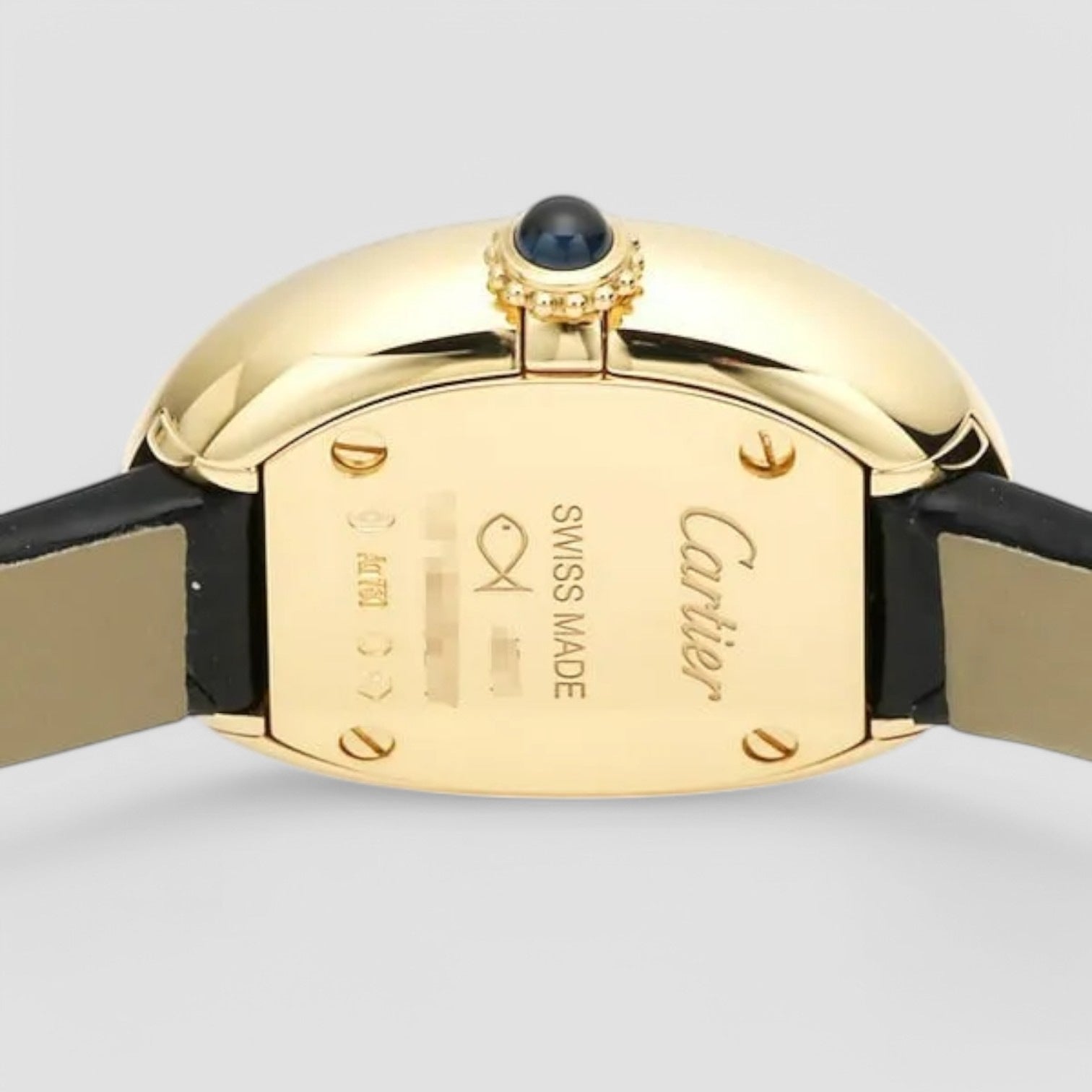 Baignoire Mini Quartz Silver Dial Ladies Watch