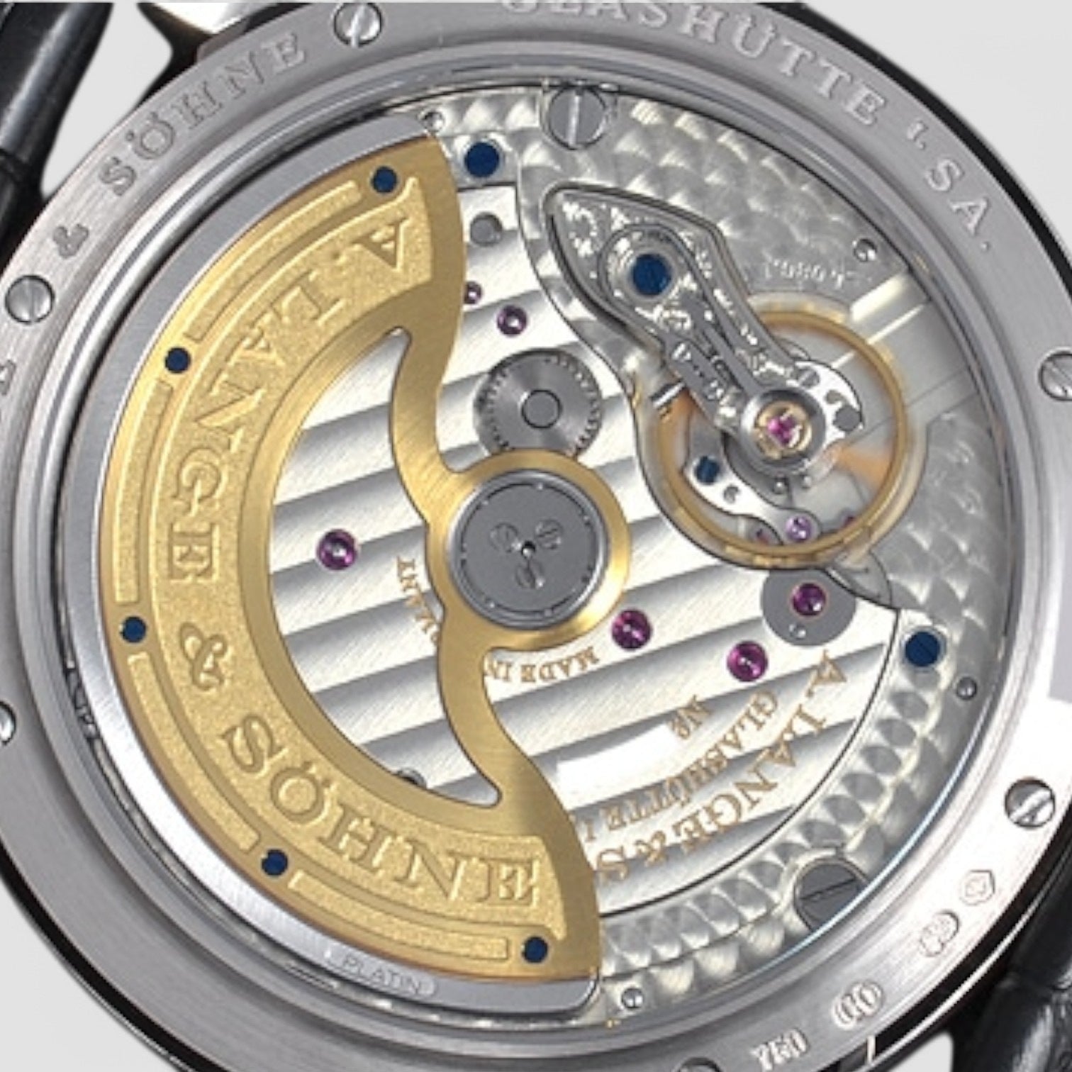 Saxonia Automatik 18K White Gold / Silver Dial