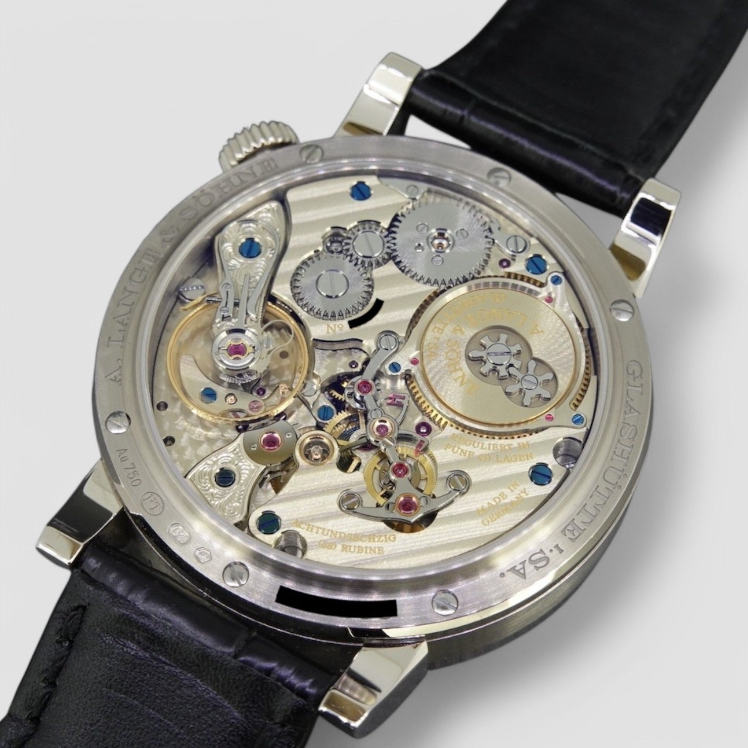 Zeitwerk 18K White Gold Black Dial