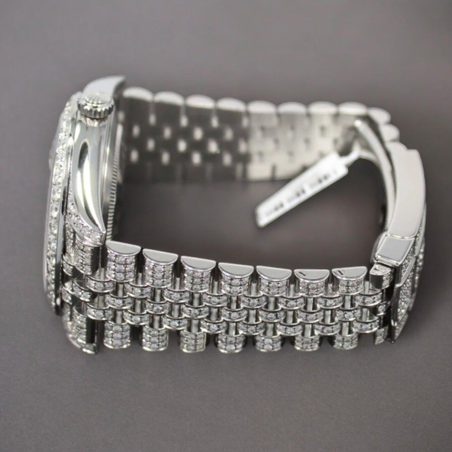 Datejust 41 Full Iced out – Diamonds – Grey Dial – Jubilee