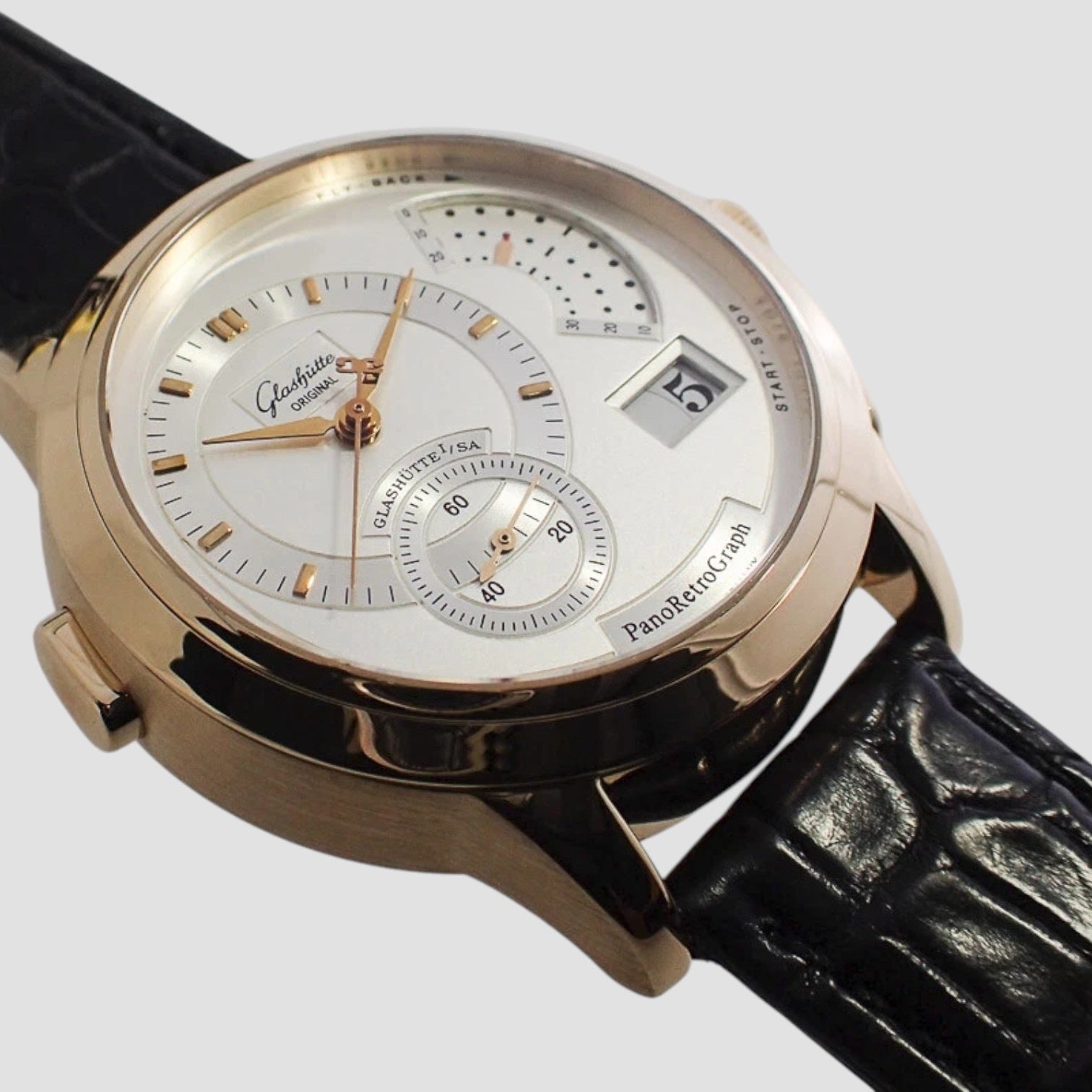 PanoRetroGraph Rose Gold