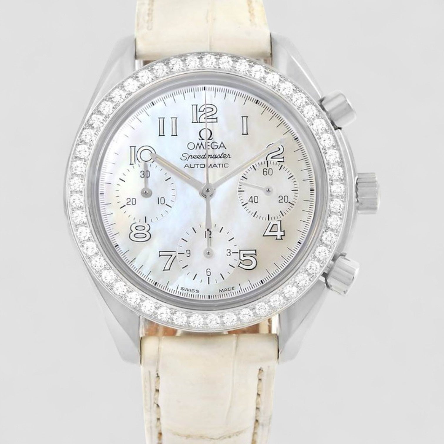Speedmaster Ladies Diamond MOP Dial Watch