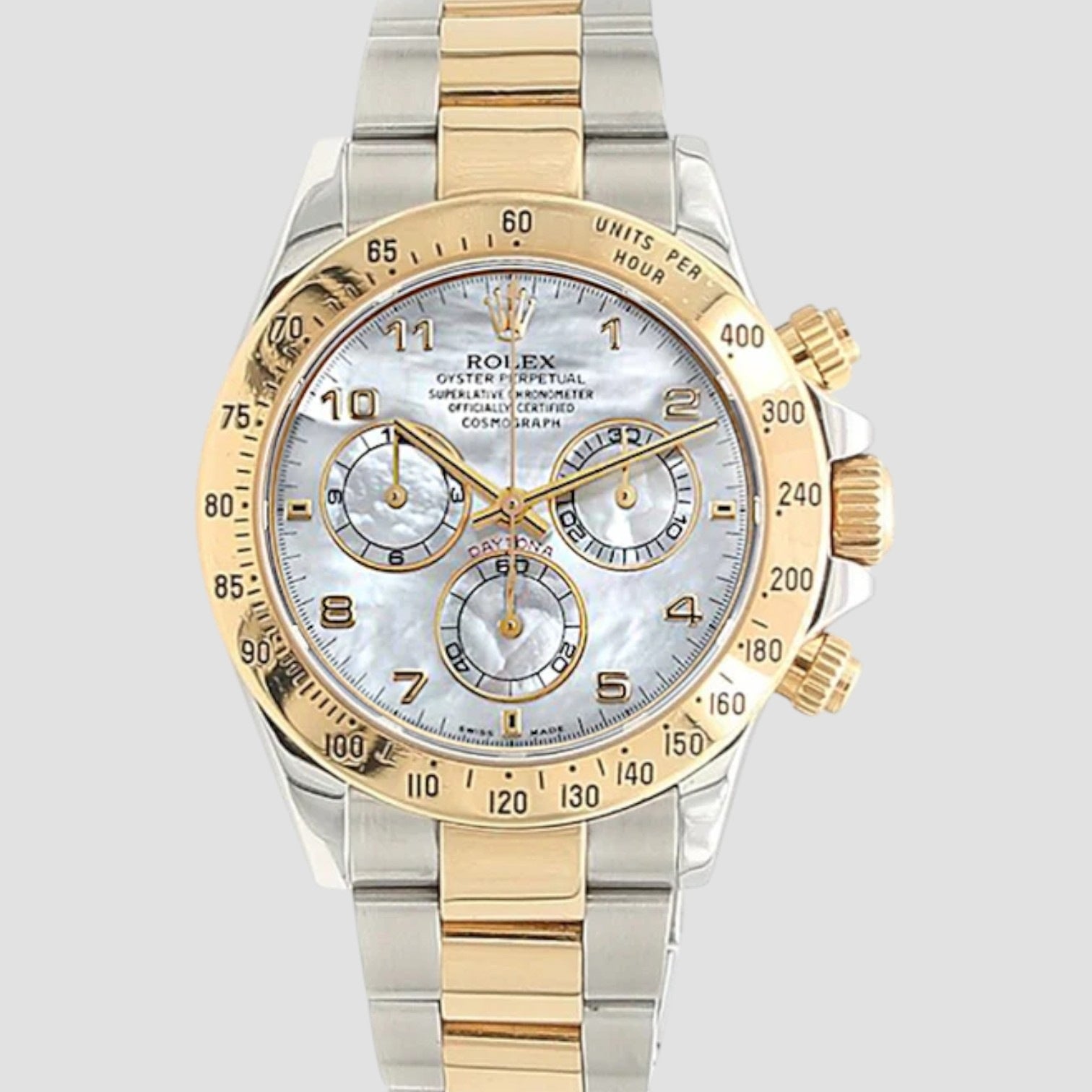 Cosmograph Daytona Mother of Pearl Dial Men's Watch