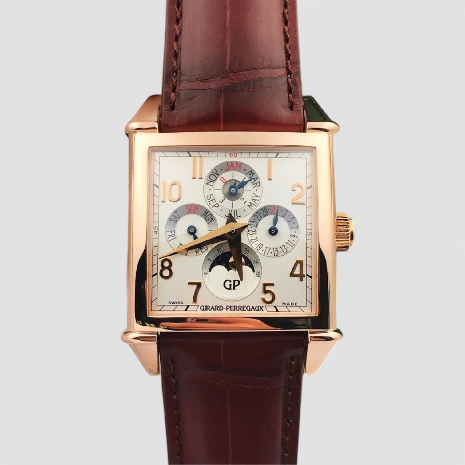 Men's watch Square Perpetual Calendar