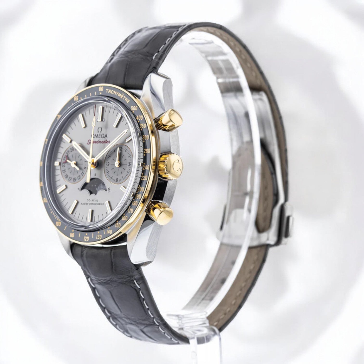 Speedmaster Co-Axial Master chronometer Moonphase Chronograph 18K / SS