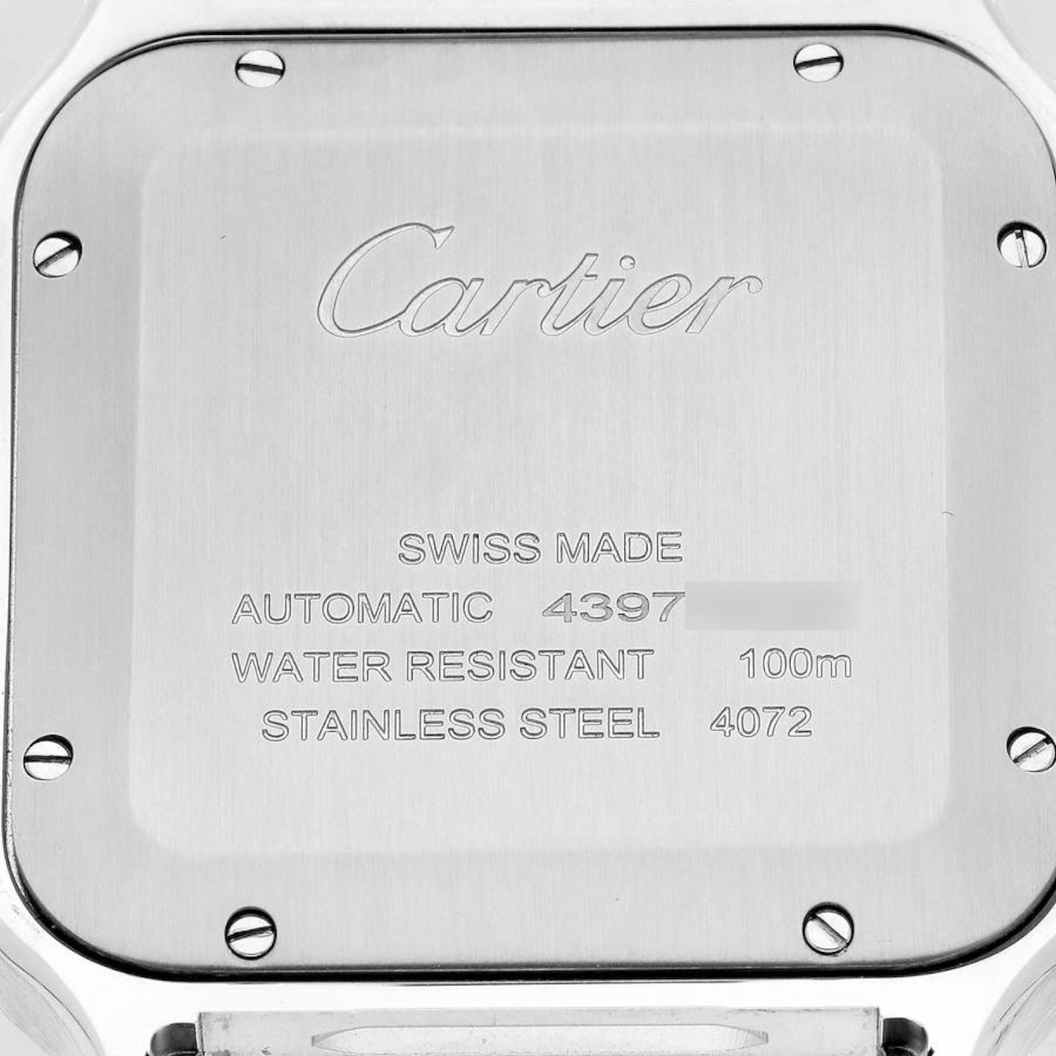 Santos De Cartier Blue Dial